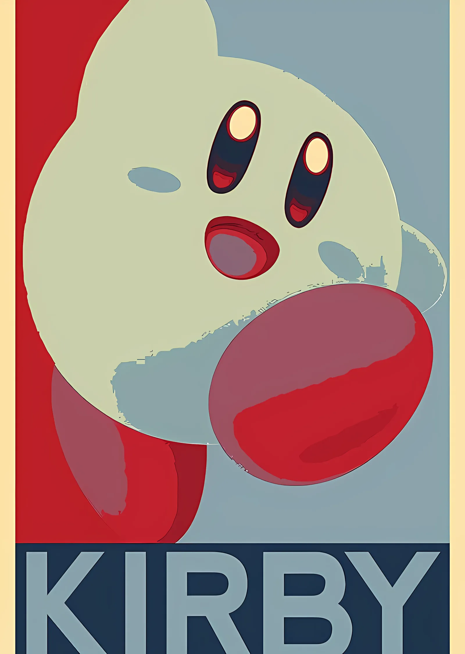 Kirby metal tablo