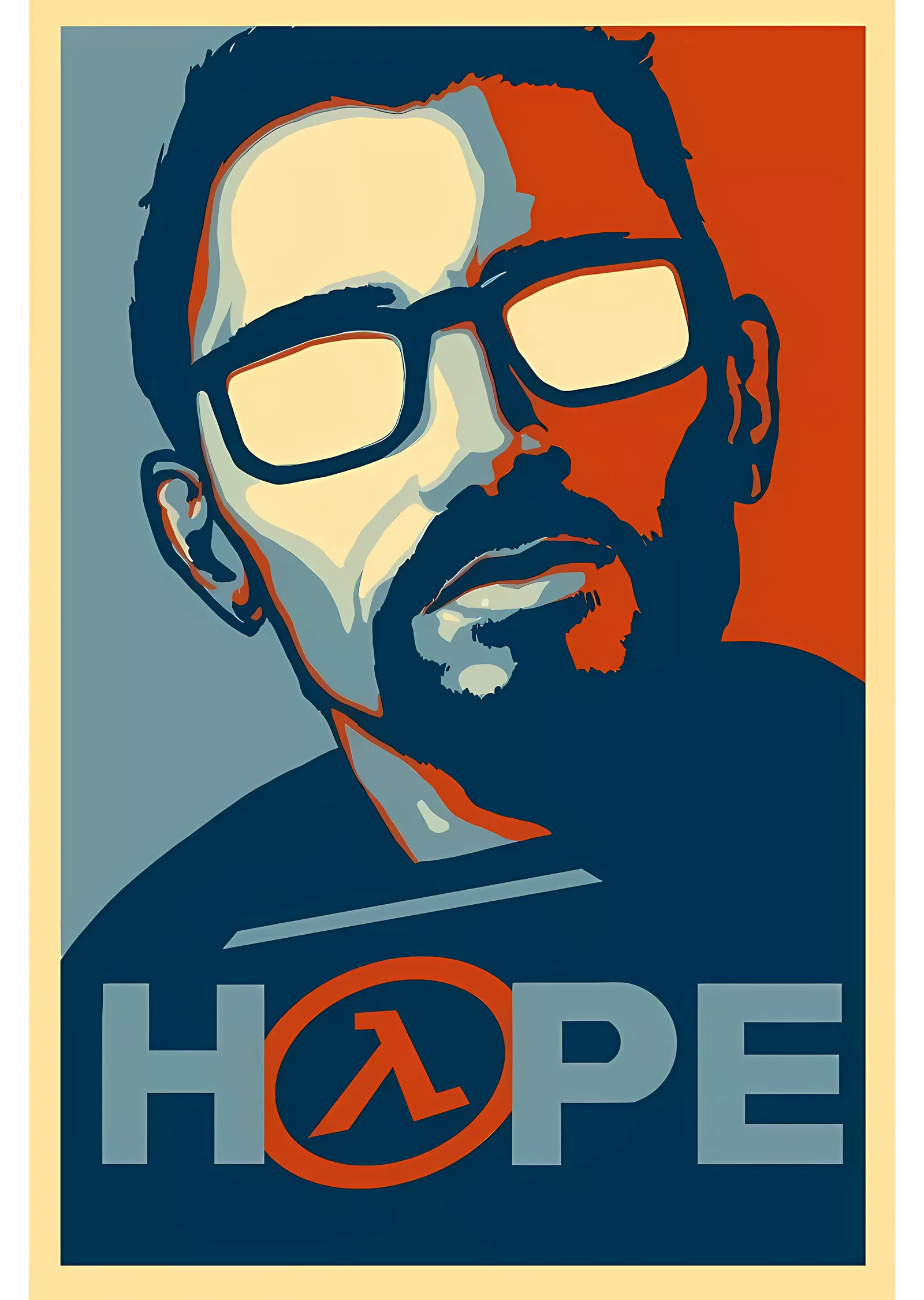 Hope: Half-Life metal tablo
