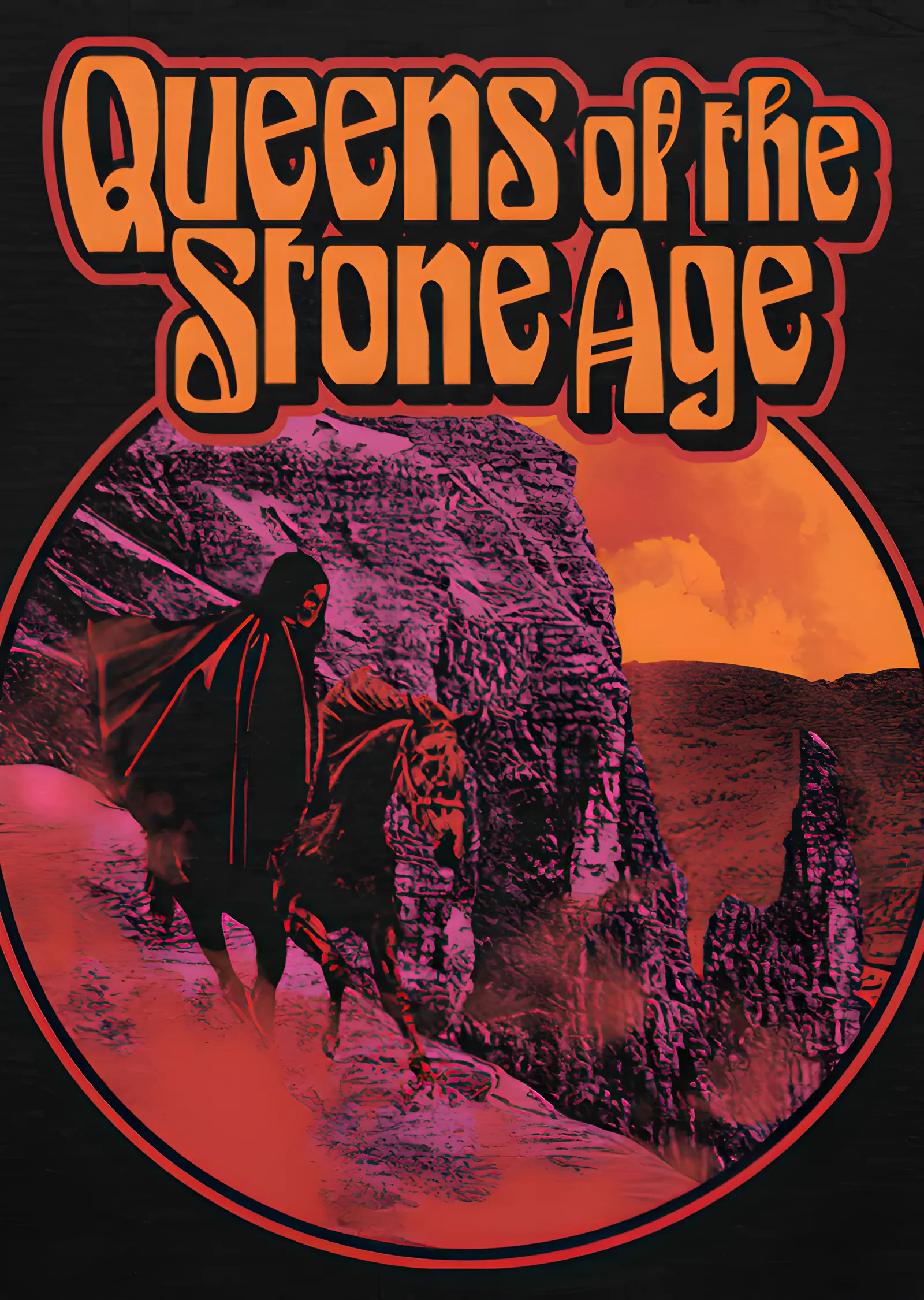 Queens of the Stone Age: Çöl Atlısı metal tablo