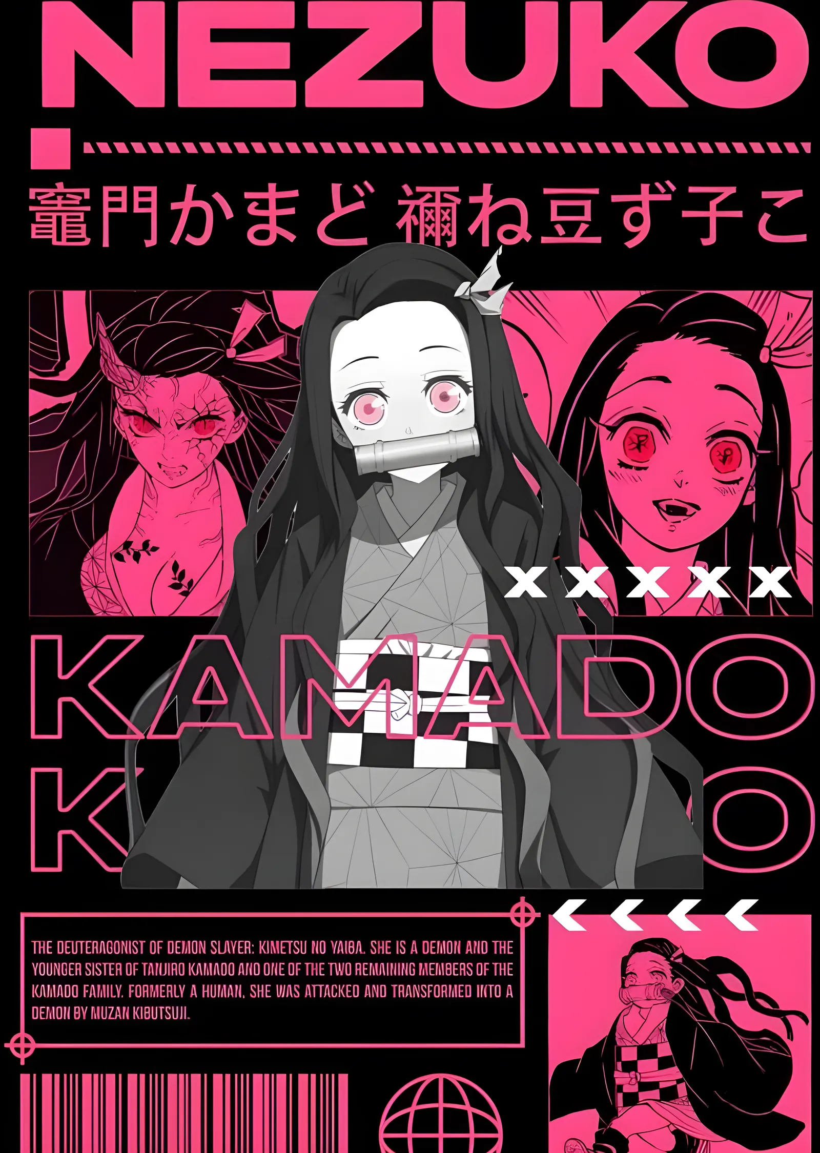 Kimetsu no Yaiba: Nezuko metal tablo