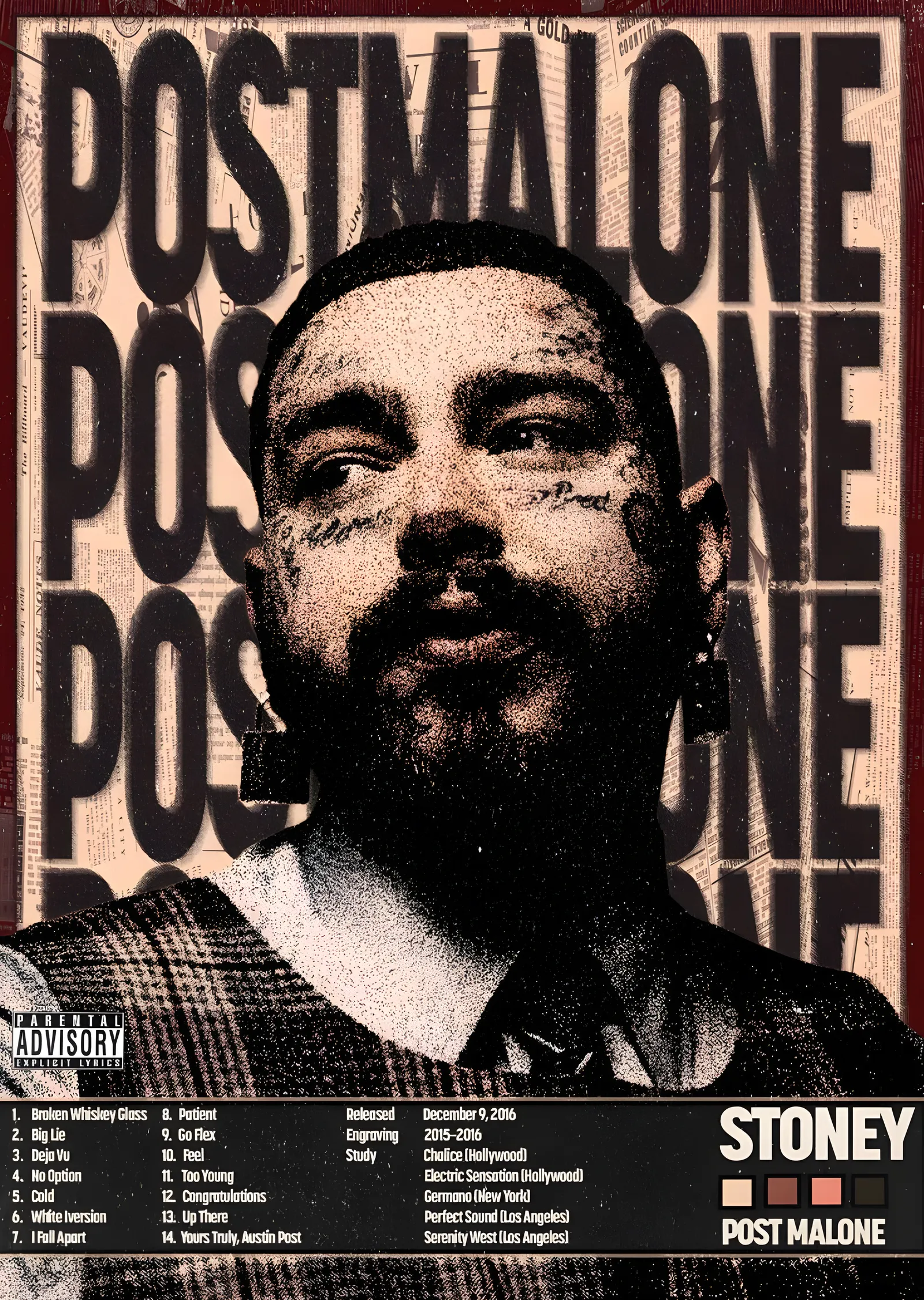 Post Malone: Stoney metal tablo