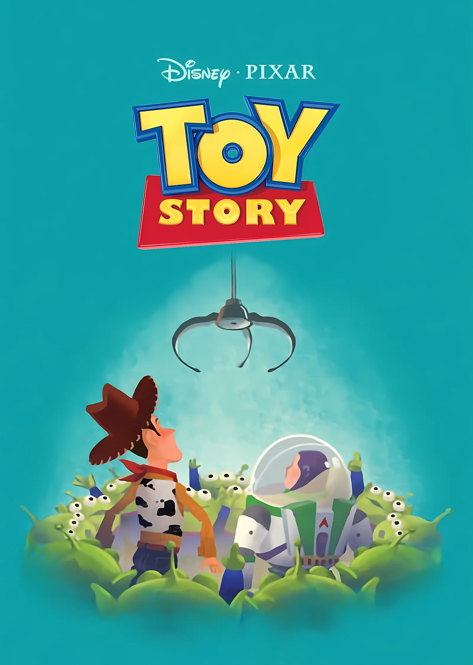 Toy Story - Vinç ve Uzaylılar metal tablo
