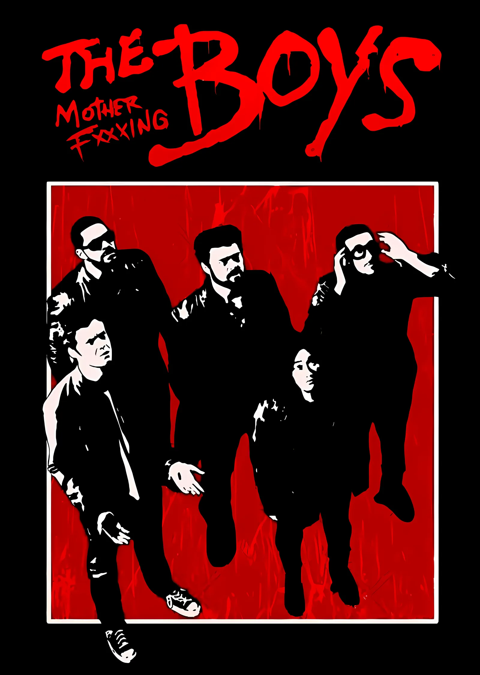 The Mother Fxxing Boys metal tablo