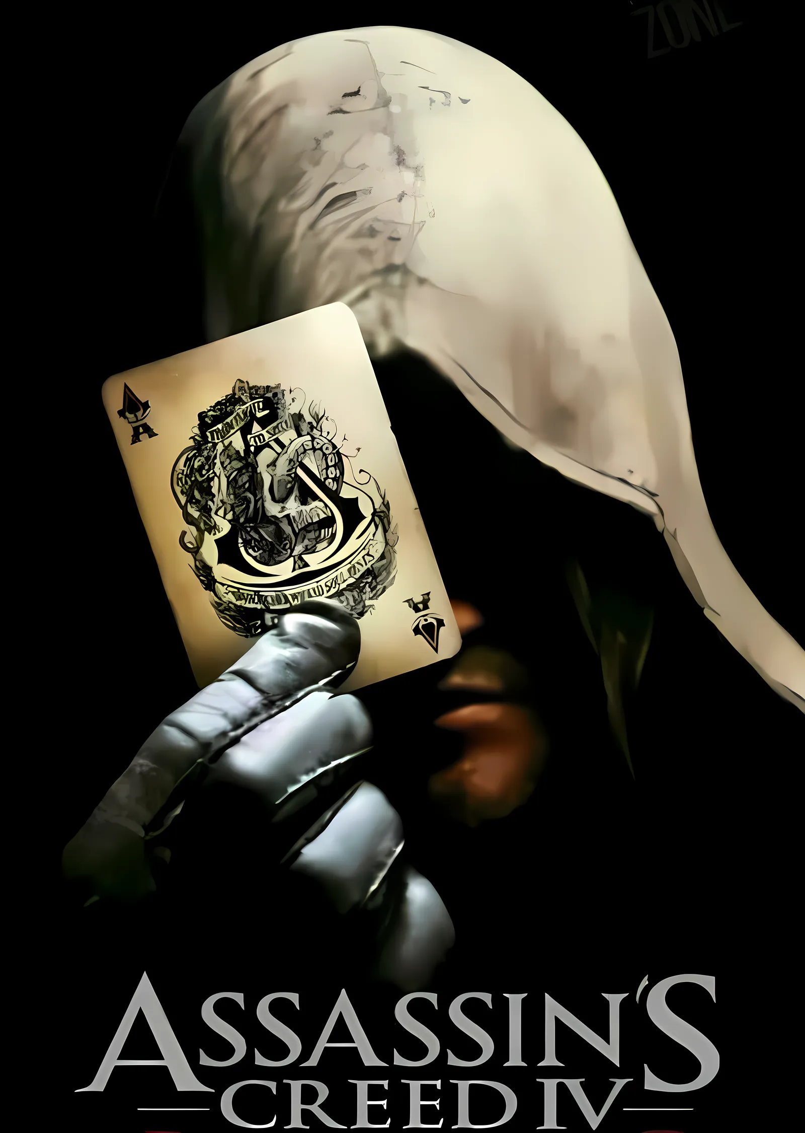 Assassin's Creed IV metal tablo