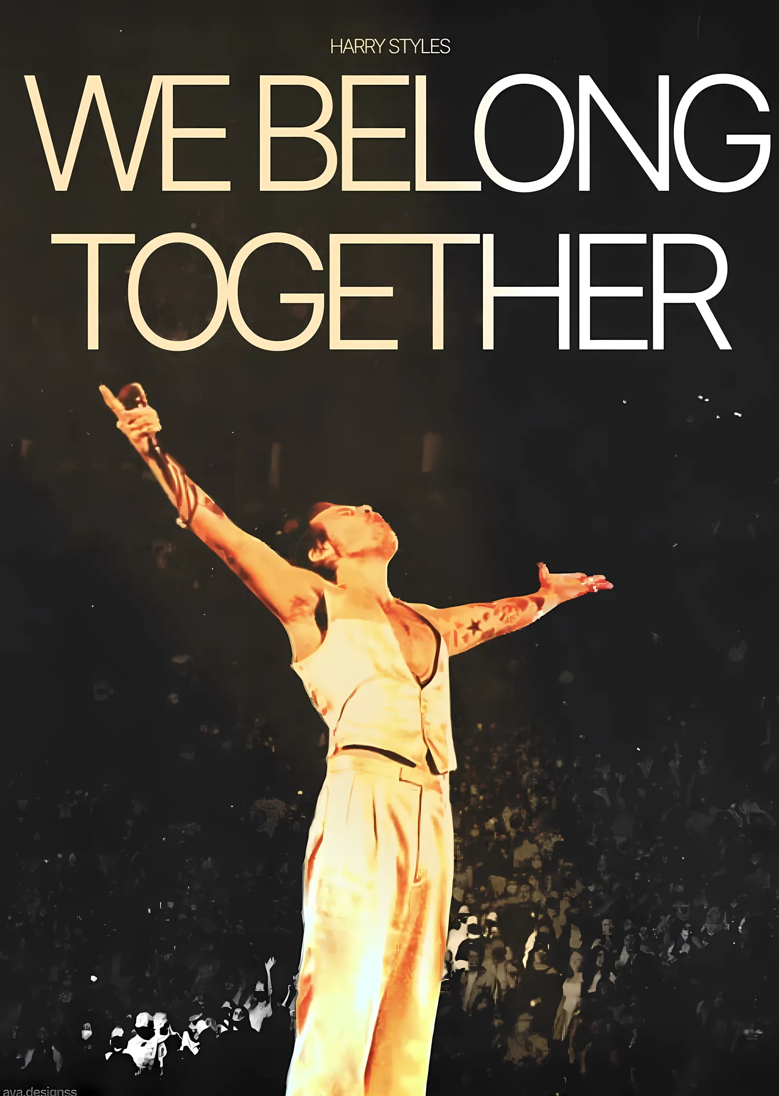 Harry Styles: We Belong Together metal tablo