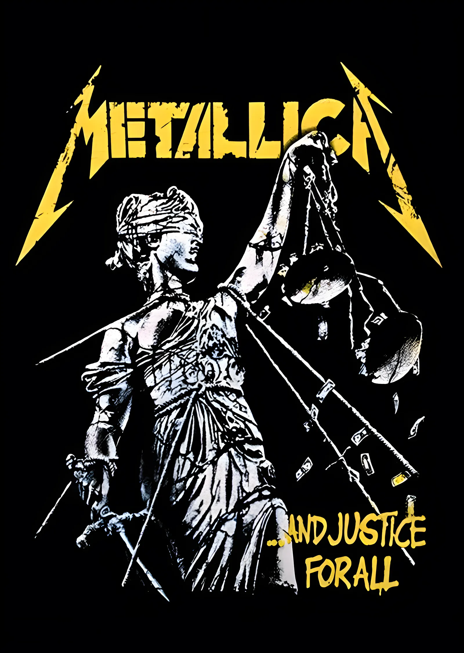 Metallica: ...And Justice for All metal tablo