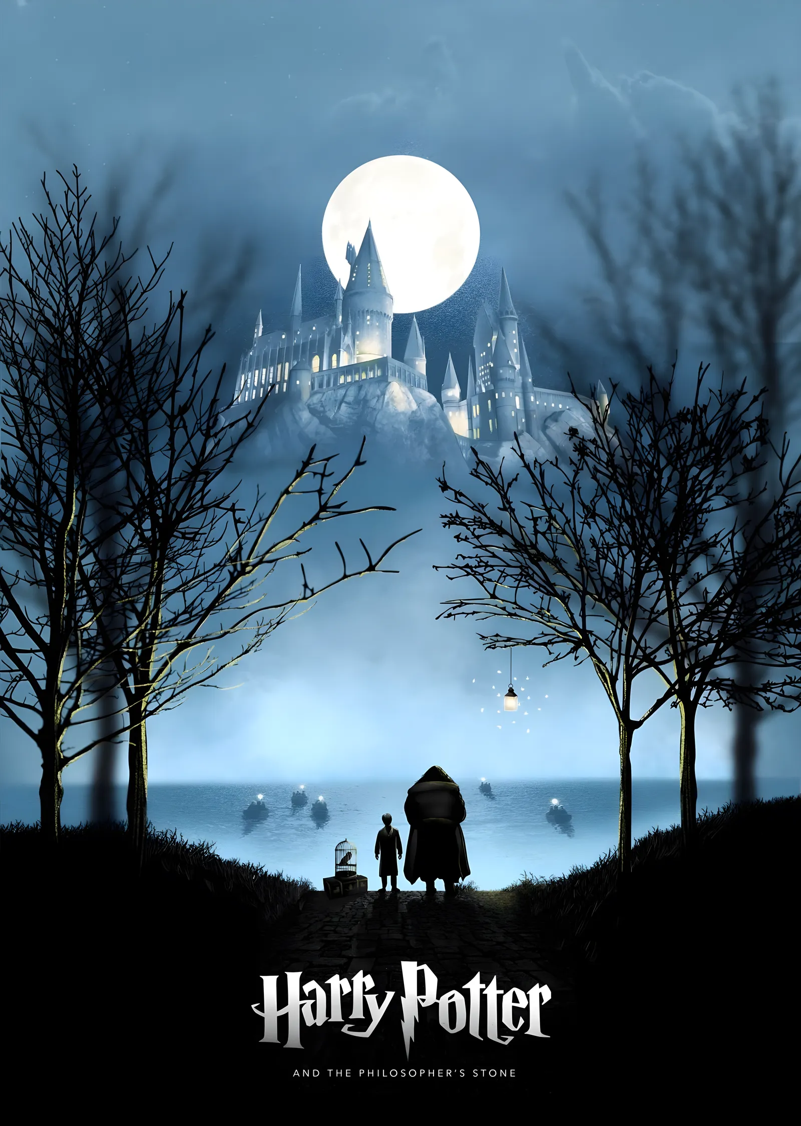 Harry Potter and the Philosopher's Stone · Hogwarts Yolu metal tablo