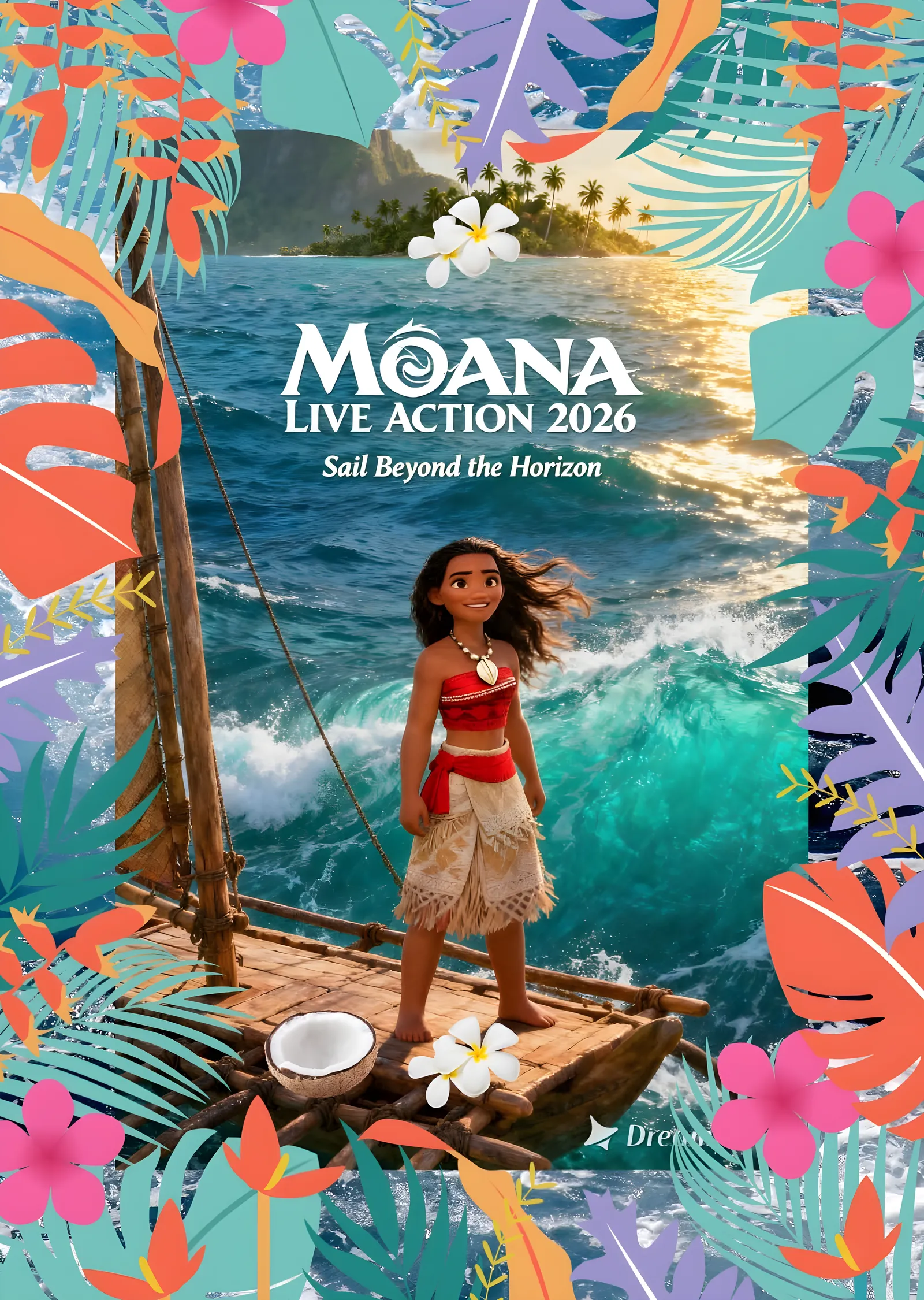 Moana: Sail Beyond the Horizon metal tablo