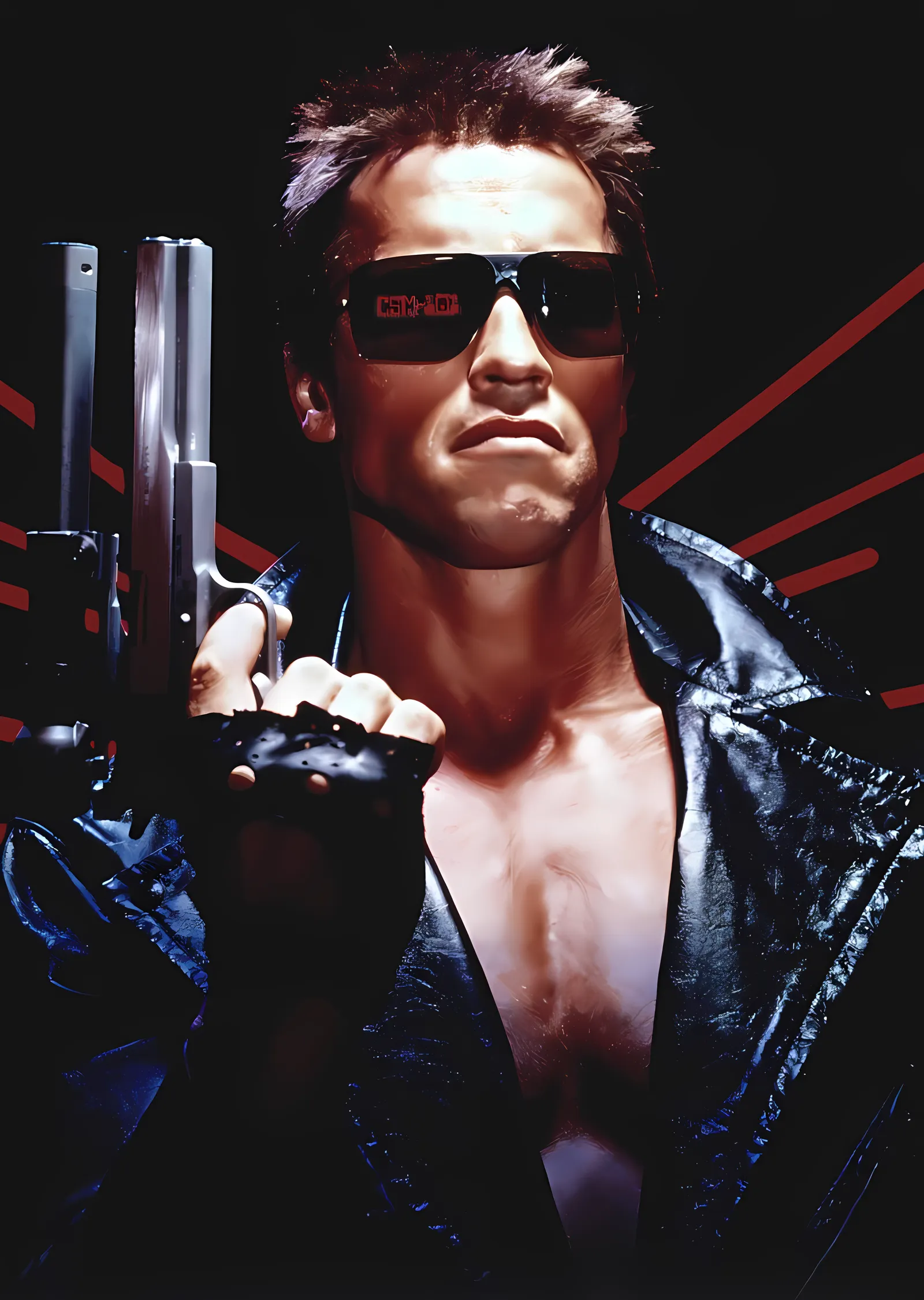 The Terminator metal tablo
