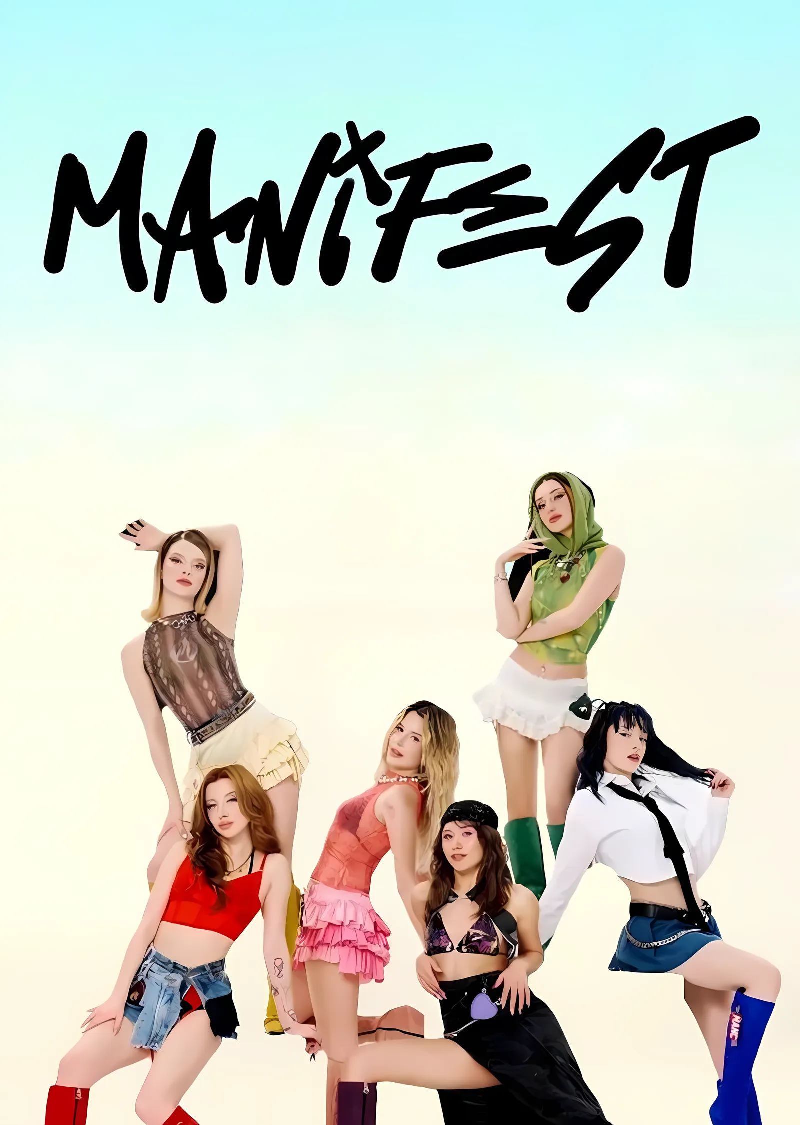 Manifest: Pop Grubu Tanıtım Afişi metal tablo