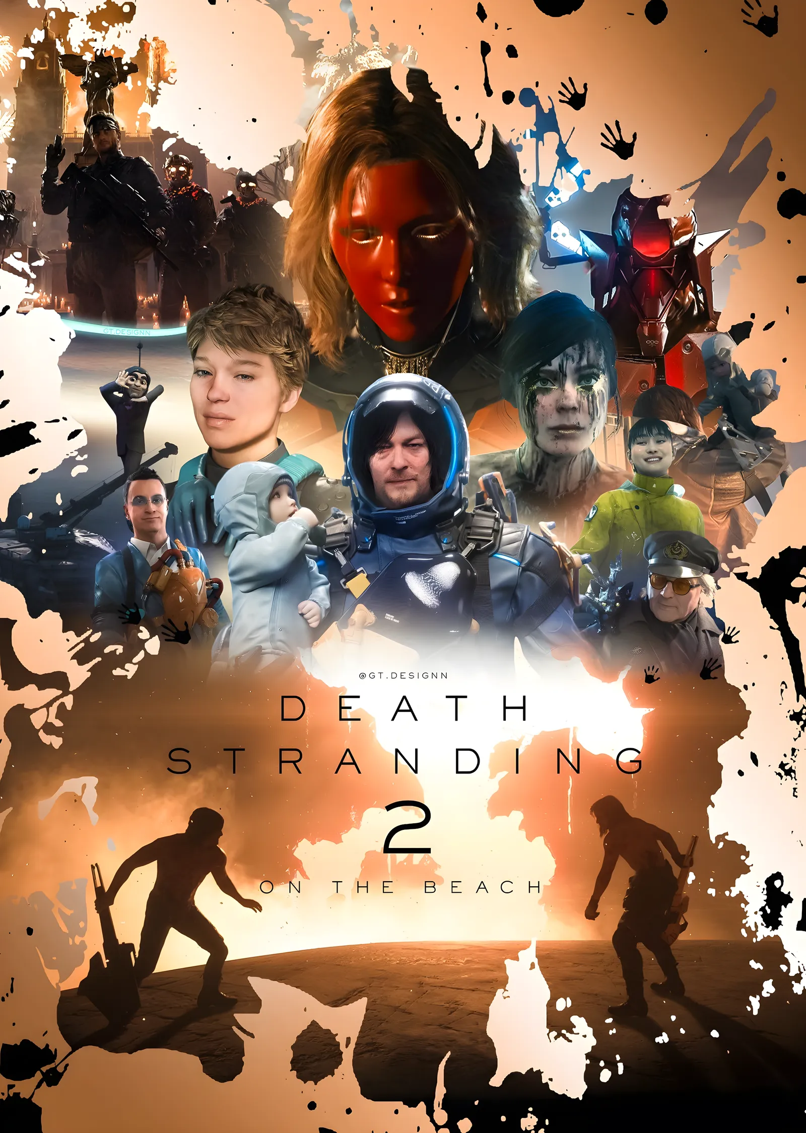 Death Stranding 2: Kadro metal tablo