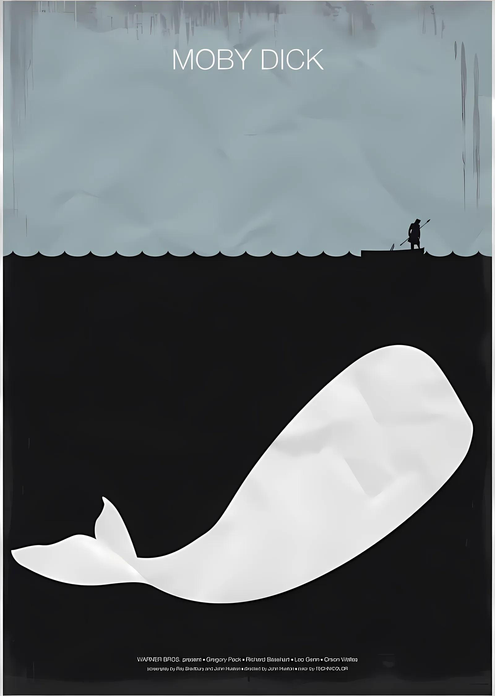 Moby Dick: Beyaz Balinanın Peşinde metal tablo