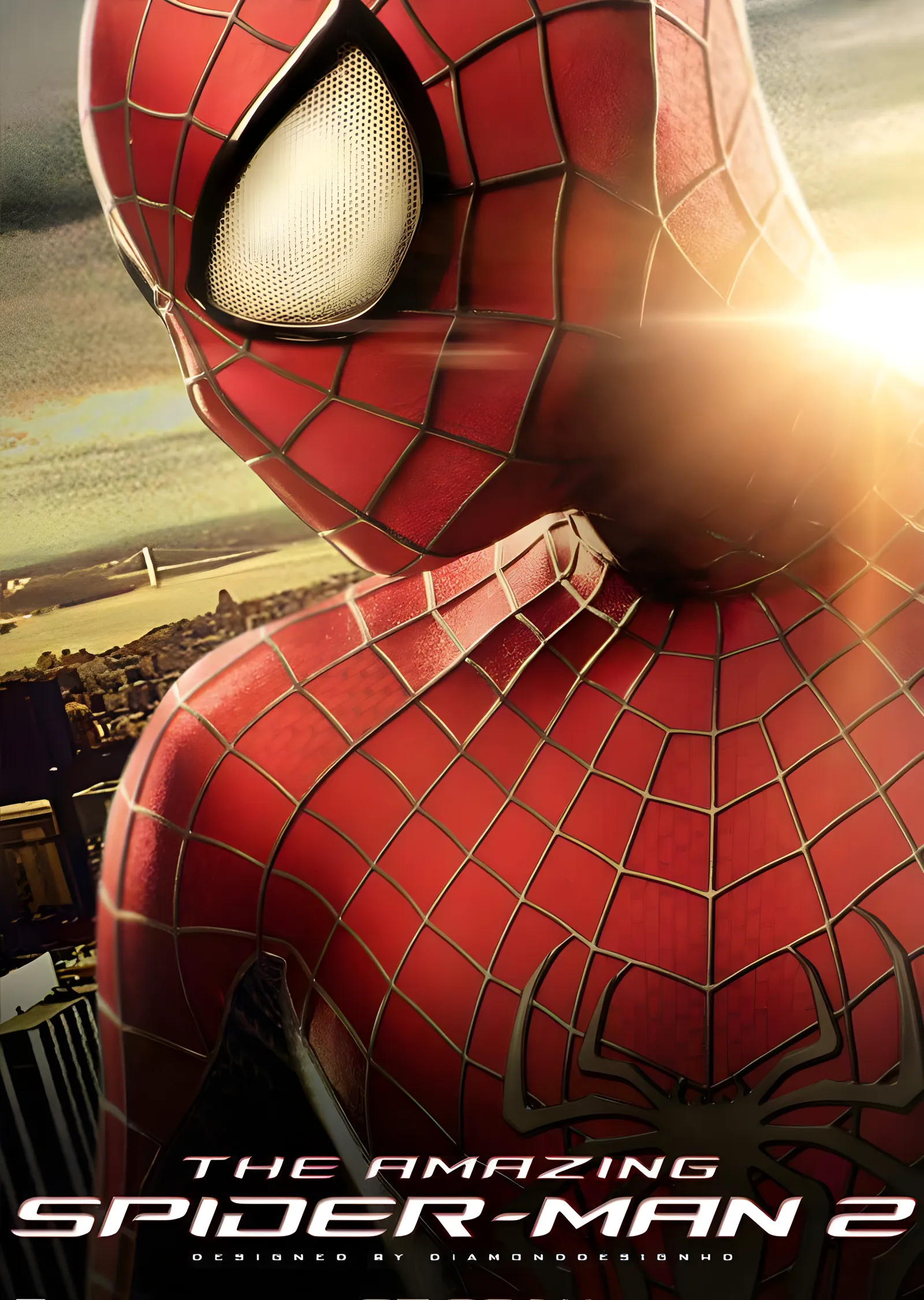 The Amazing Spider-Man 2: Maske Yakın Plan metal tablo