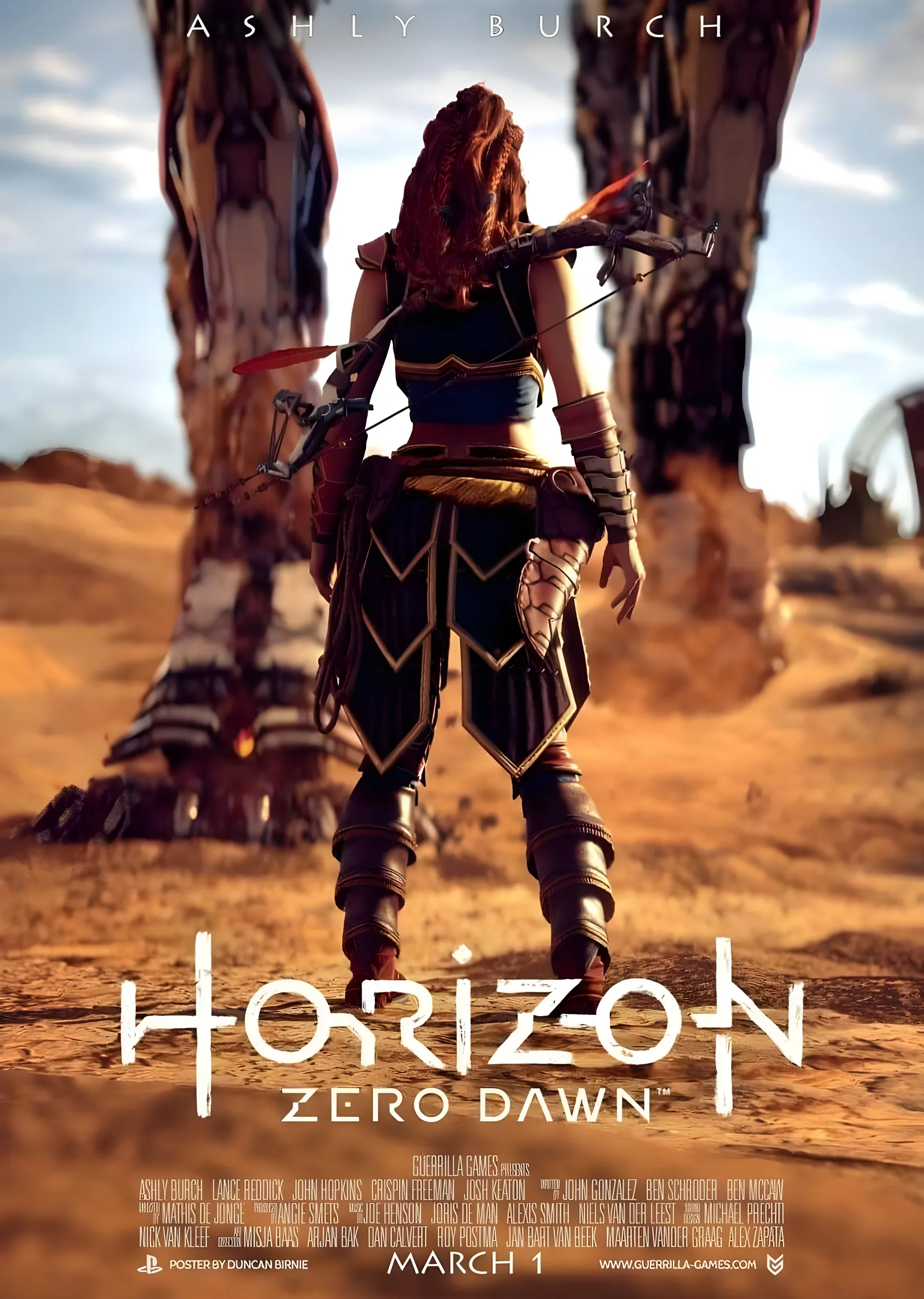 Horizon Zero Dawn: Film Afişi metal tablo