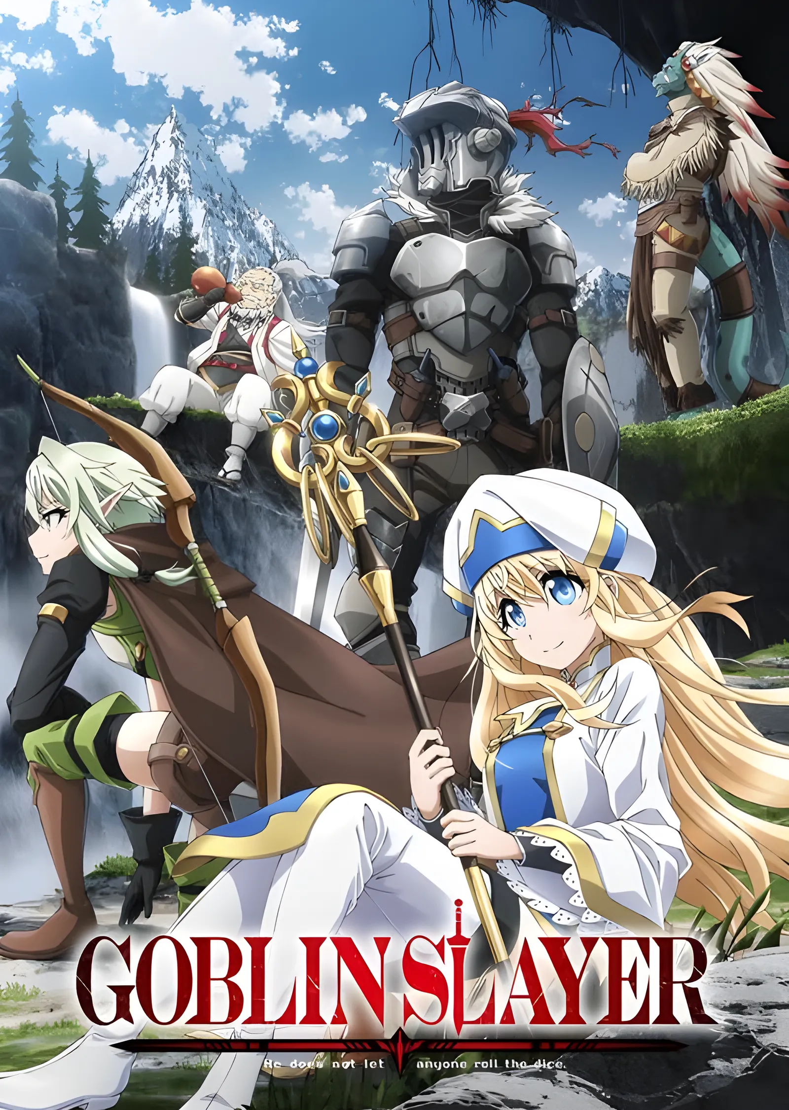 Goblin Slayer: Zırhlı Avcı ve Ekibi metal tablo