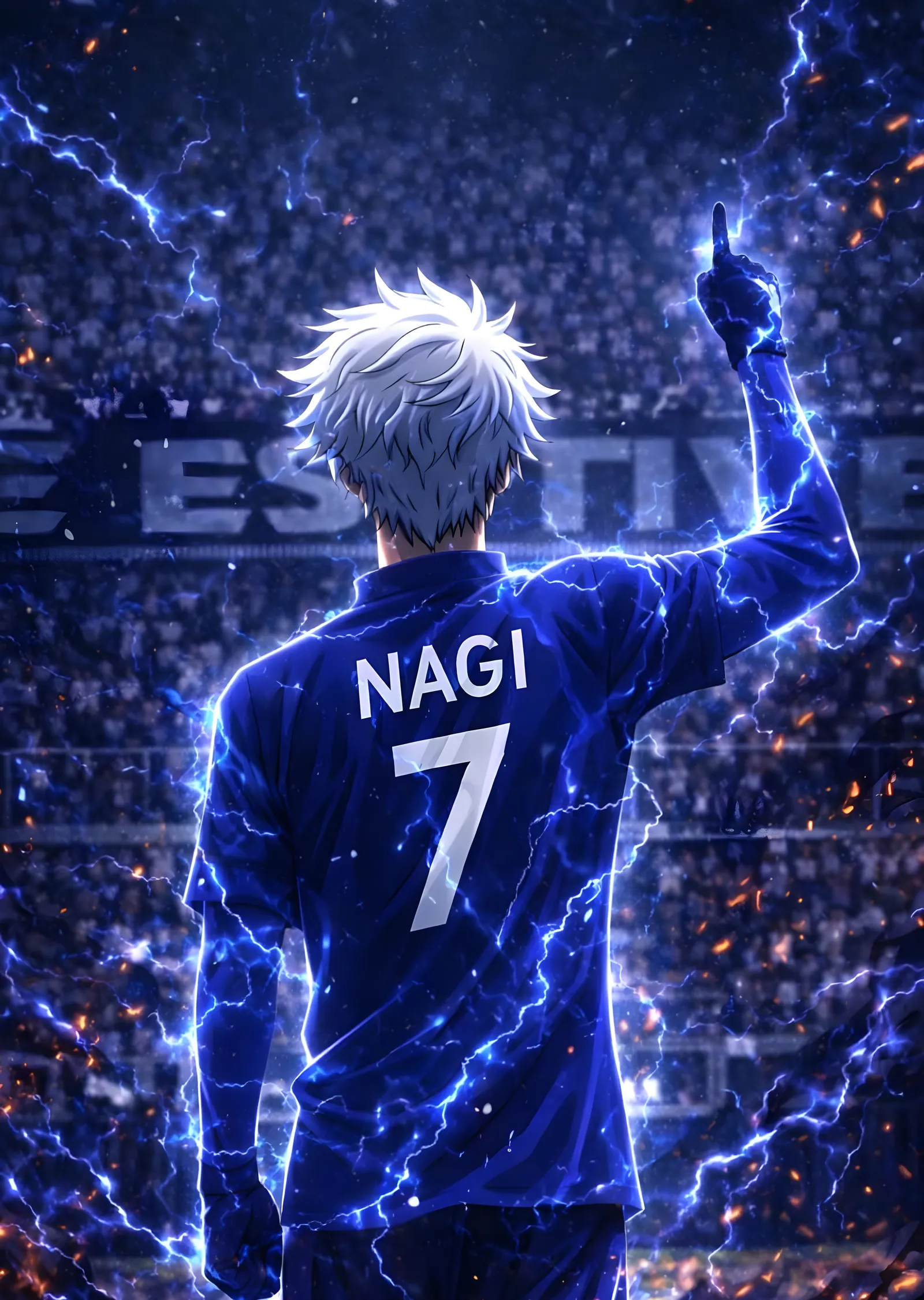 Blue Lock - Nagi Seishiro · Tribüne Selam metal tablo