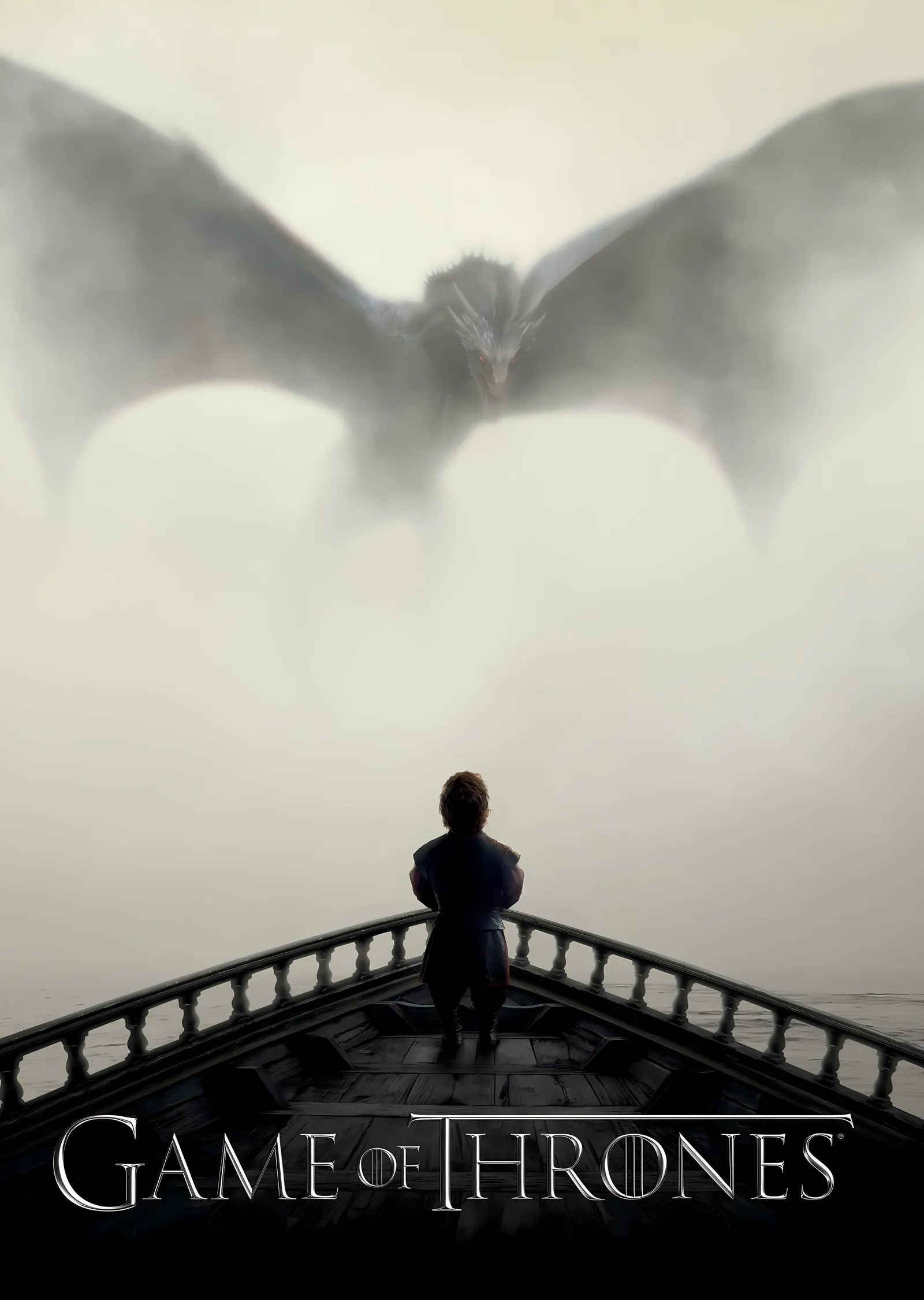 Game of Thrones: Sisin İçindeki Ejderha metal tablo