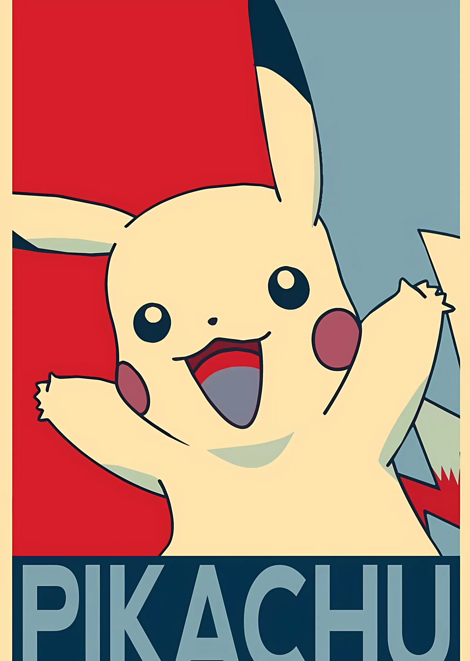 Pikachu: Krem Zeminde Umut Posteri metal tablo