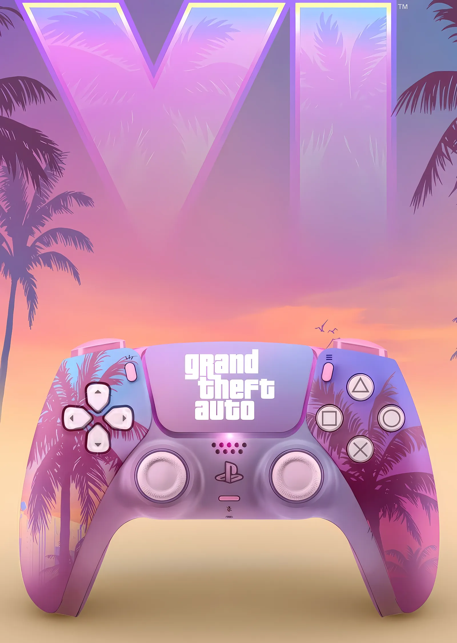 Grand Theft Auto VI - Sahil Temalı Kol metal tablo