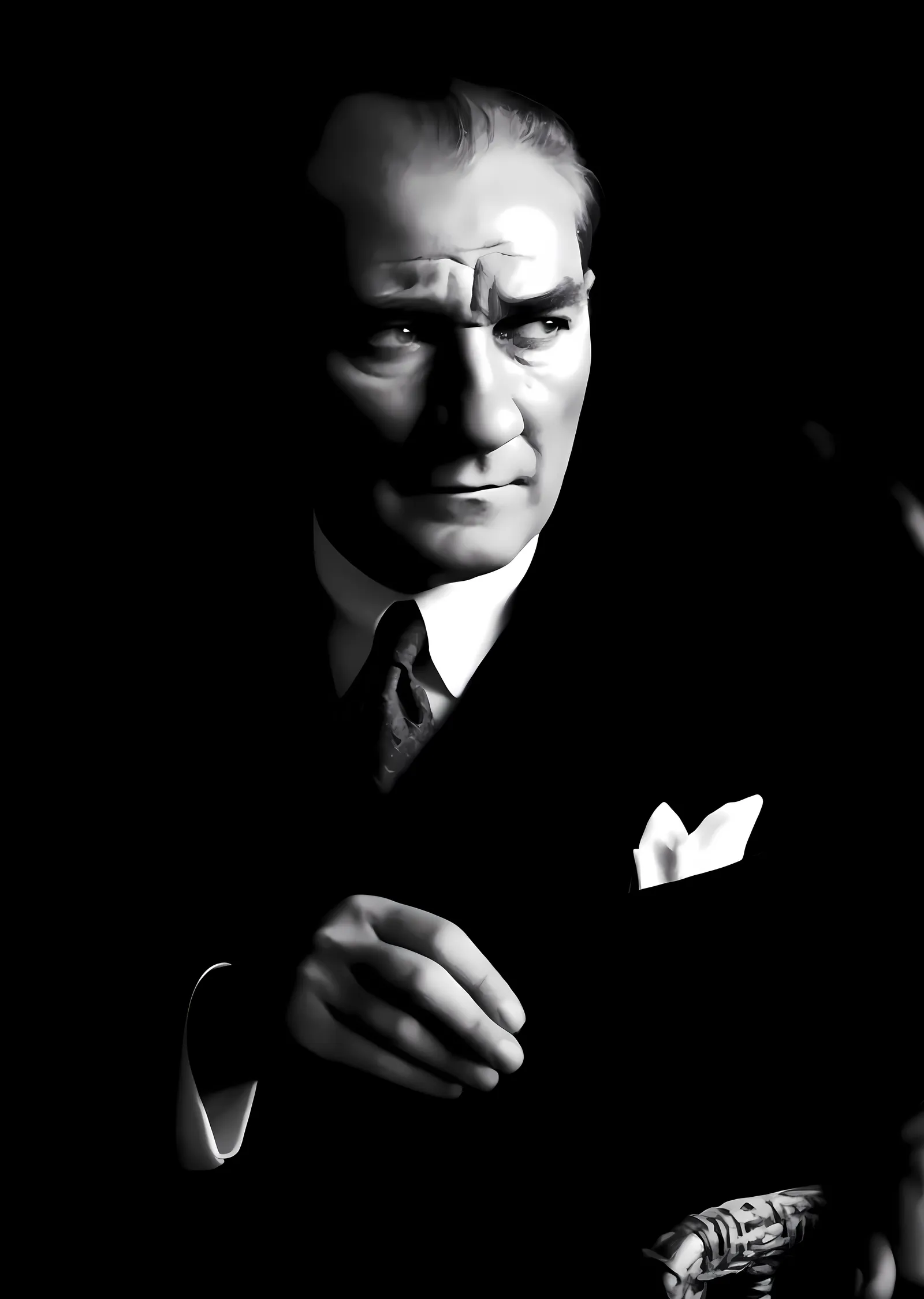 Mustafa Kemal Atatürk: Derin Düşünceler metal tablo