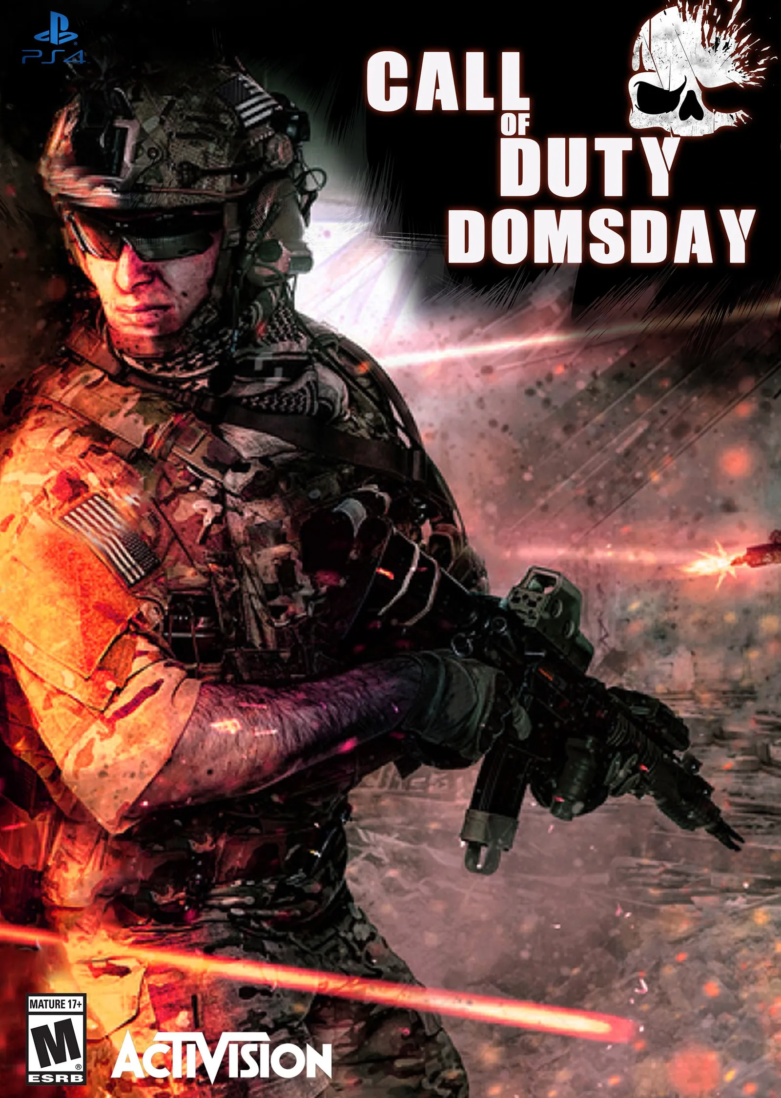 Call of Duty: Domsday metal tablo