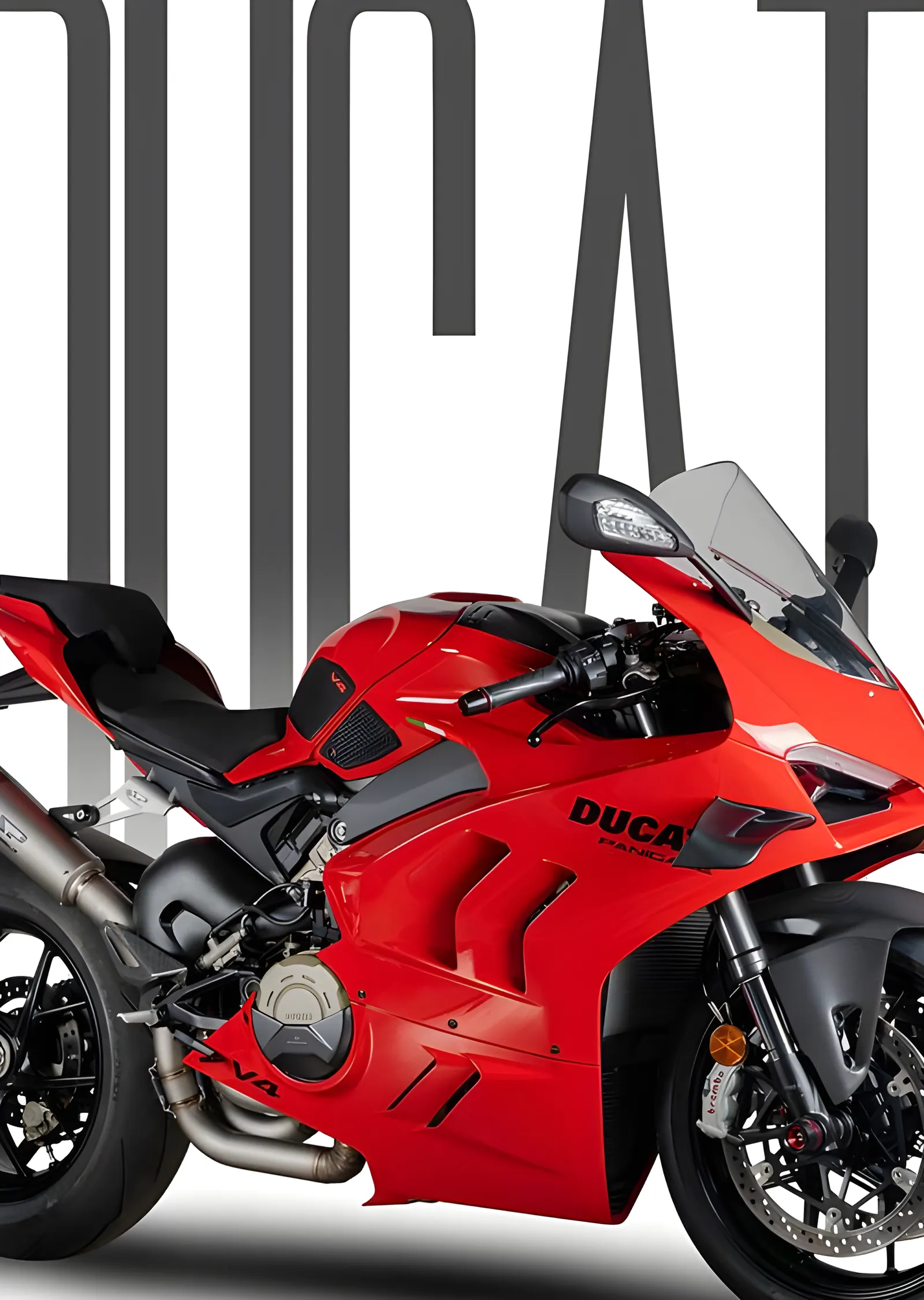 Ducati Panigale - Yakın Plan metal tablo