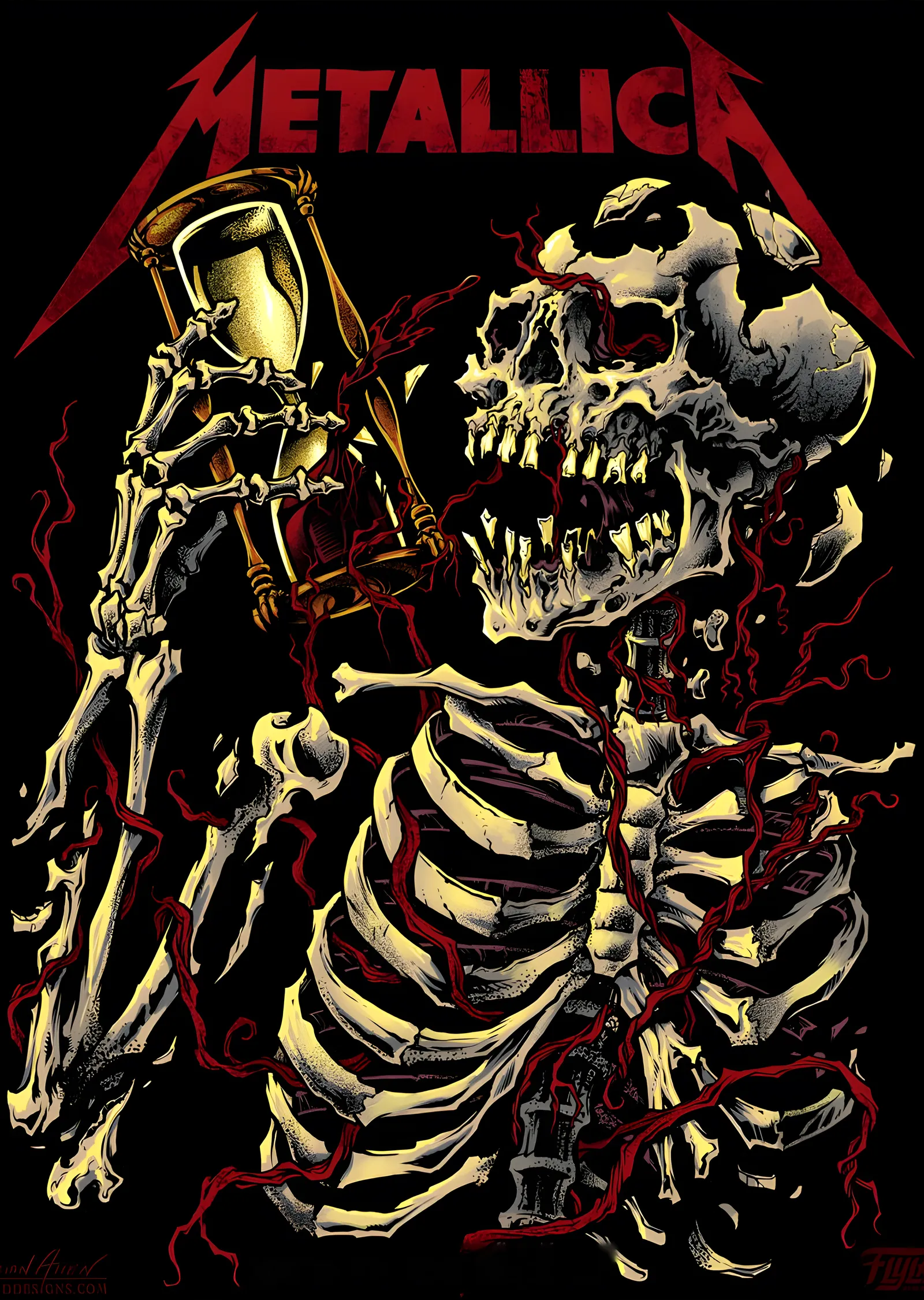 Metallica: Kum Saati metal tablo