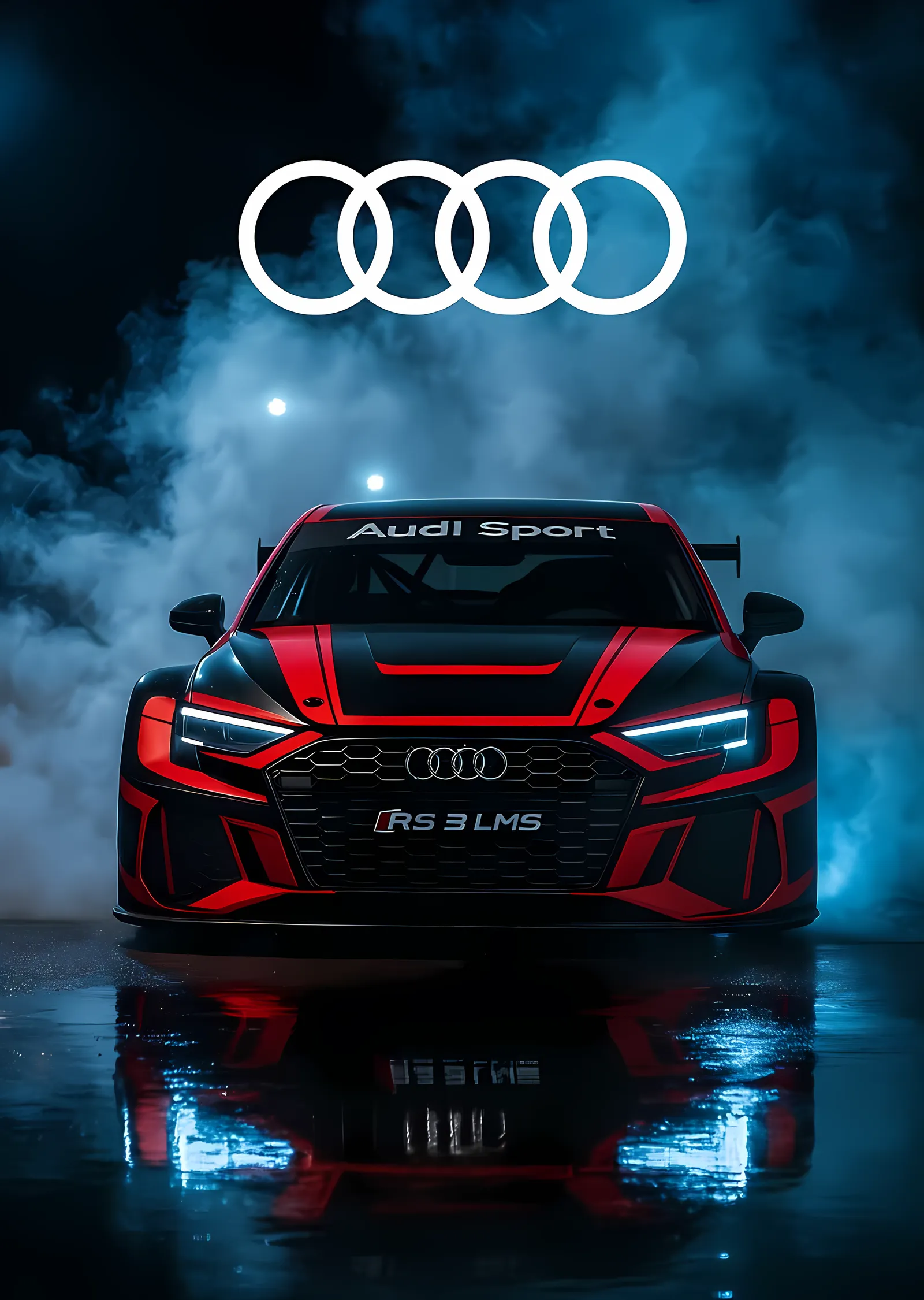 Audi RS3 LMS metal tablo