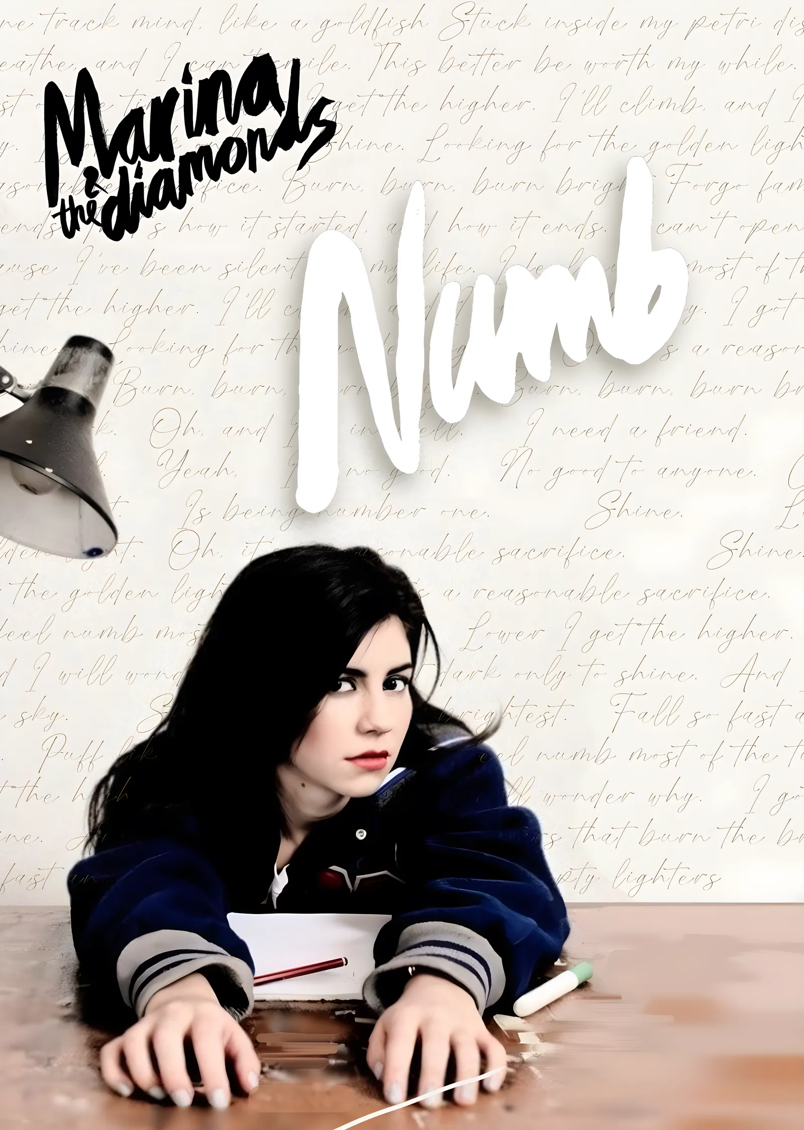 Marina and the Diamonds - Numb metal tablo
