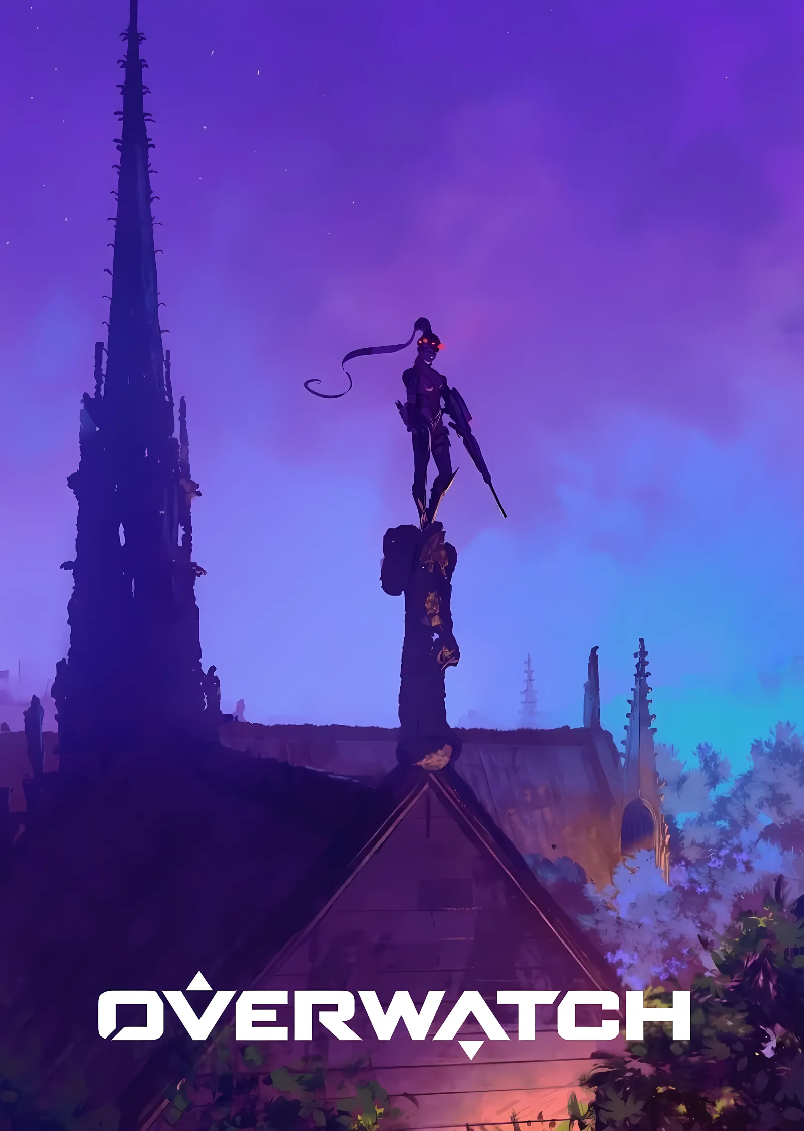 Overwatch - Widowmaker metal tablo