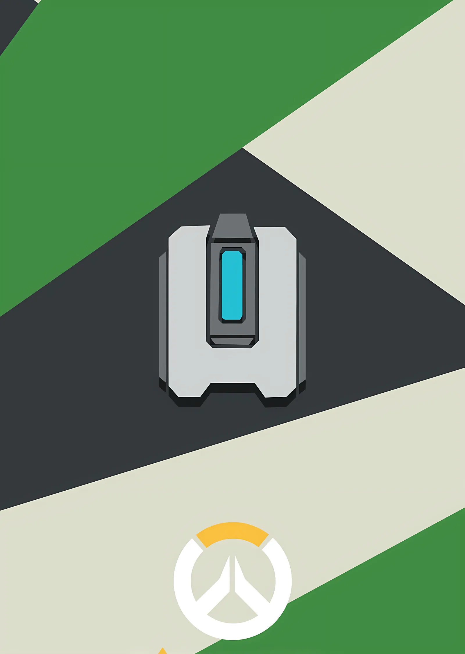 Overwatch - Bastion Minimal metal tablo
