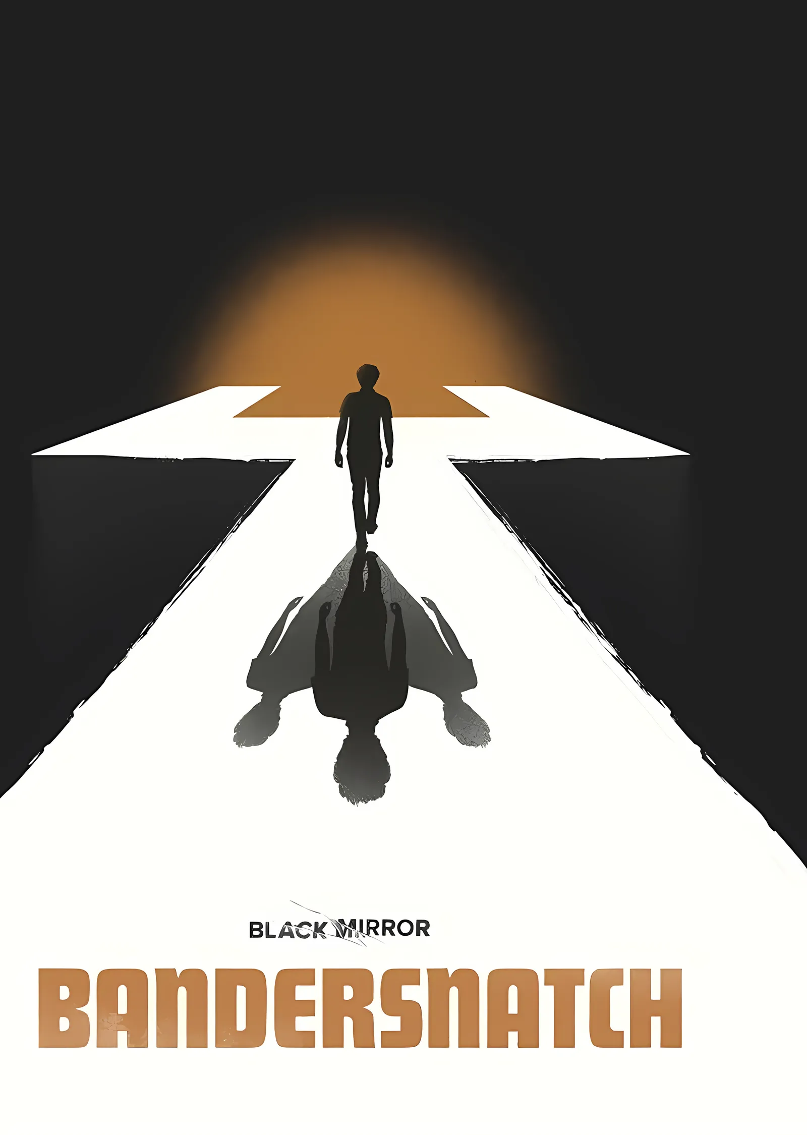 Black Mirror: Bandersnatch - Işıklı Koridor metal tablo
