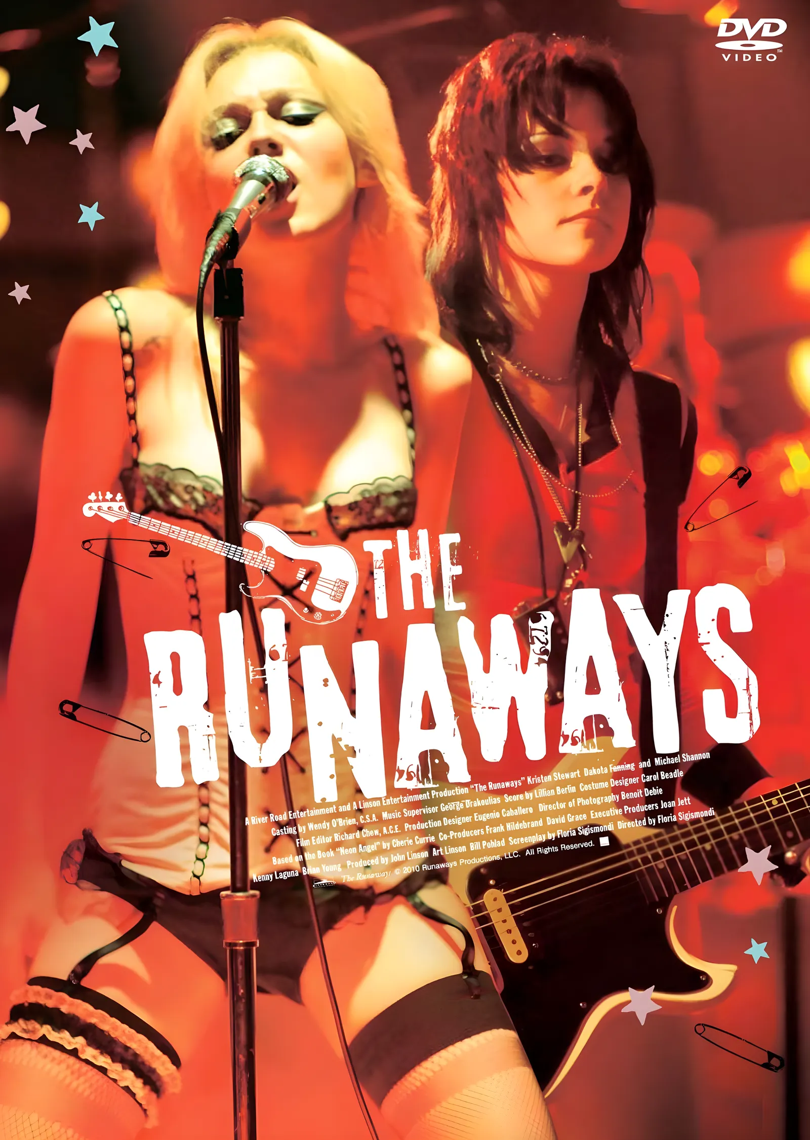 The Runaways - Sahne Karesi metal tablo