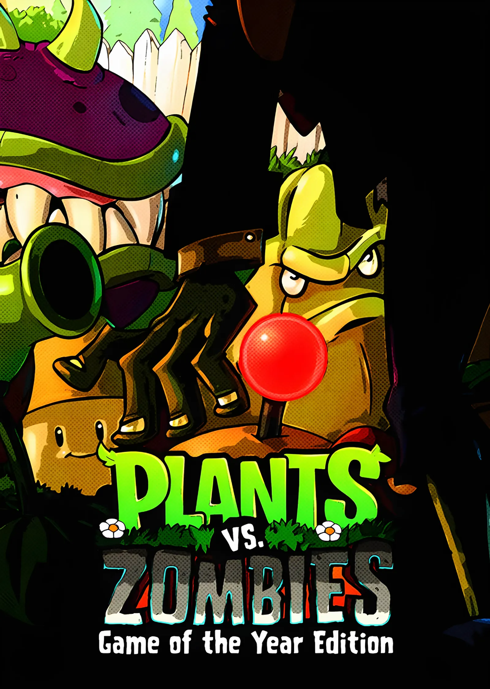 Plants vs Zombies: Bezelye Topu ve Zombiler metal tablo