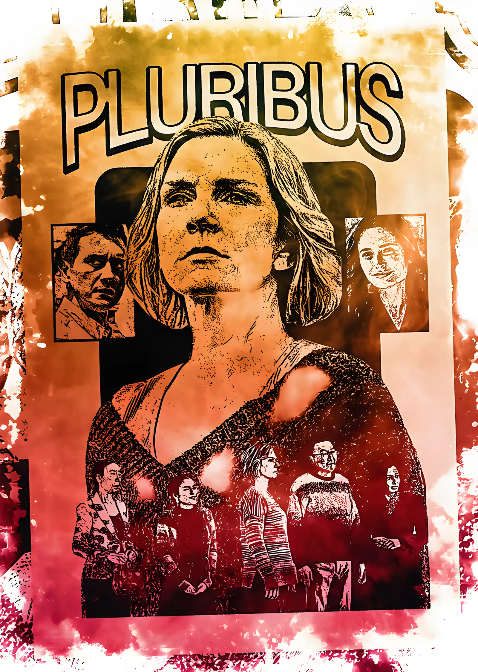Pluribus - Afiş metal tablo