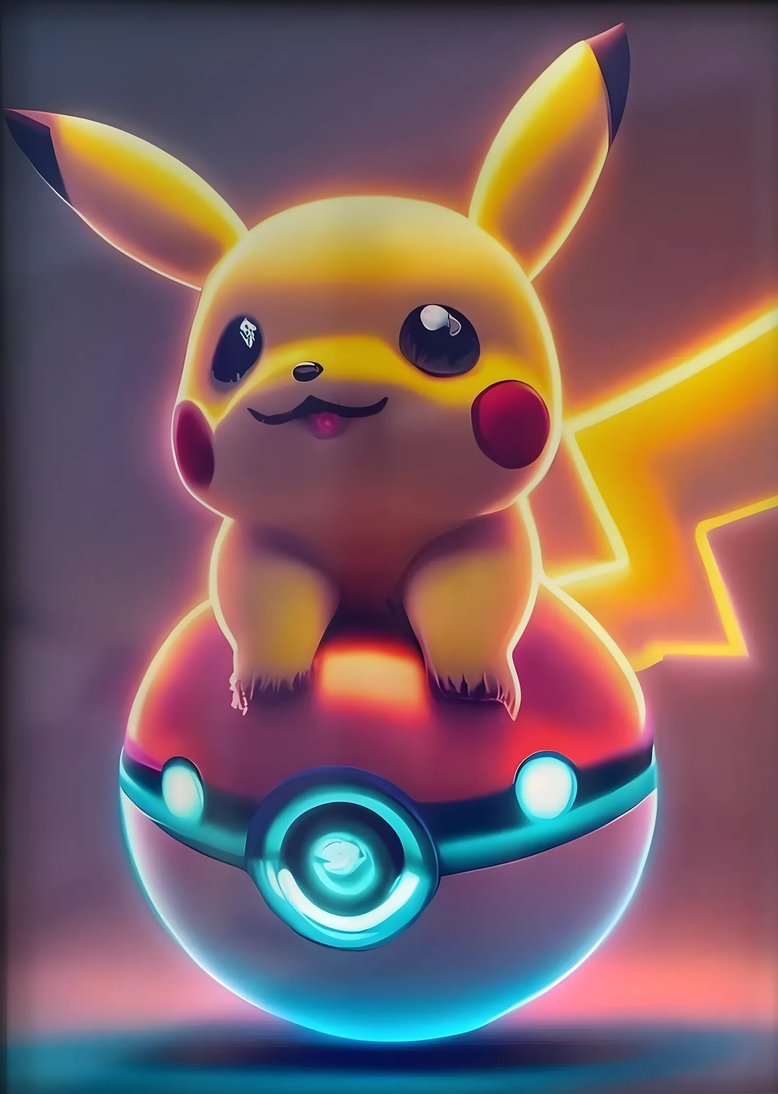 Pokémon: Pikachu metal tablo