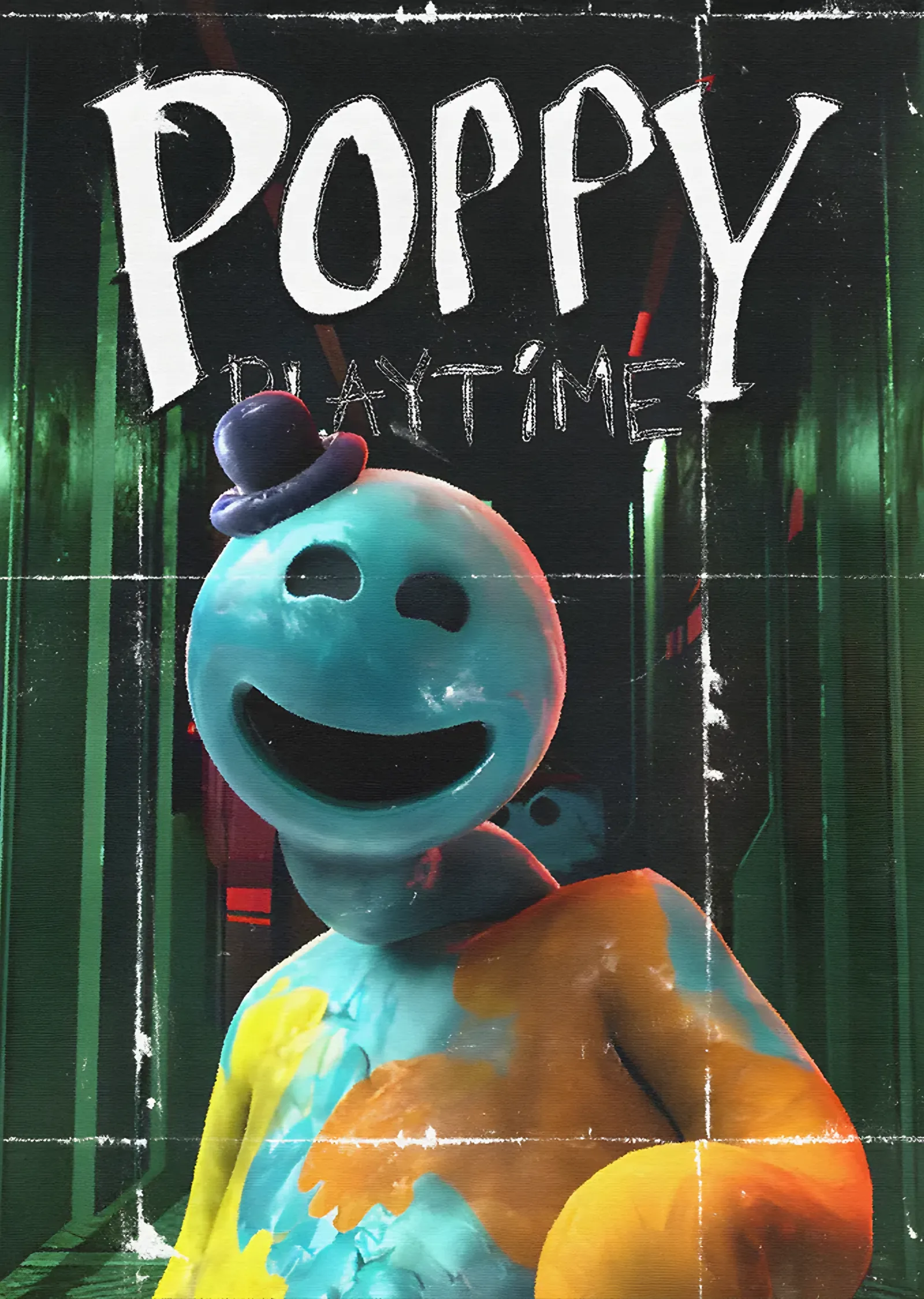 Poppy Playtime: Gülen Yüzlü Oyuncak metal tablo