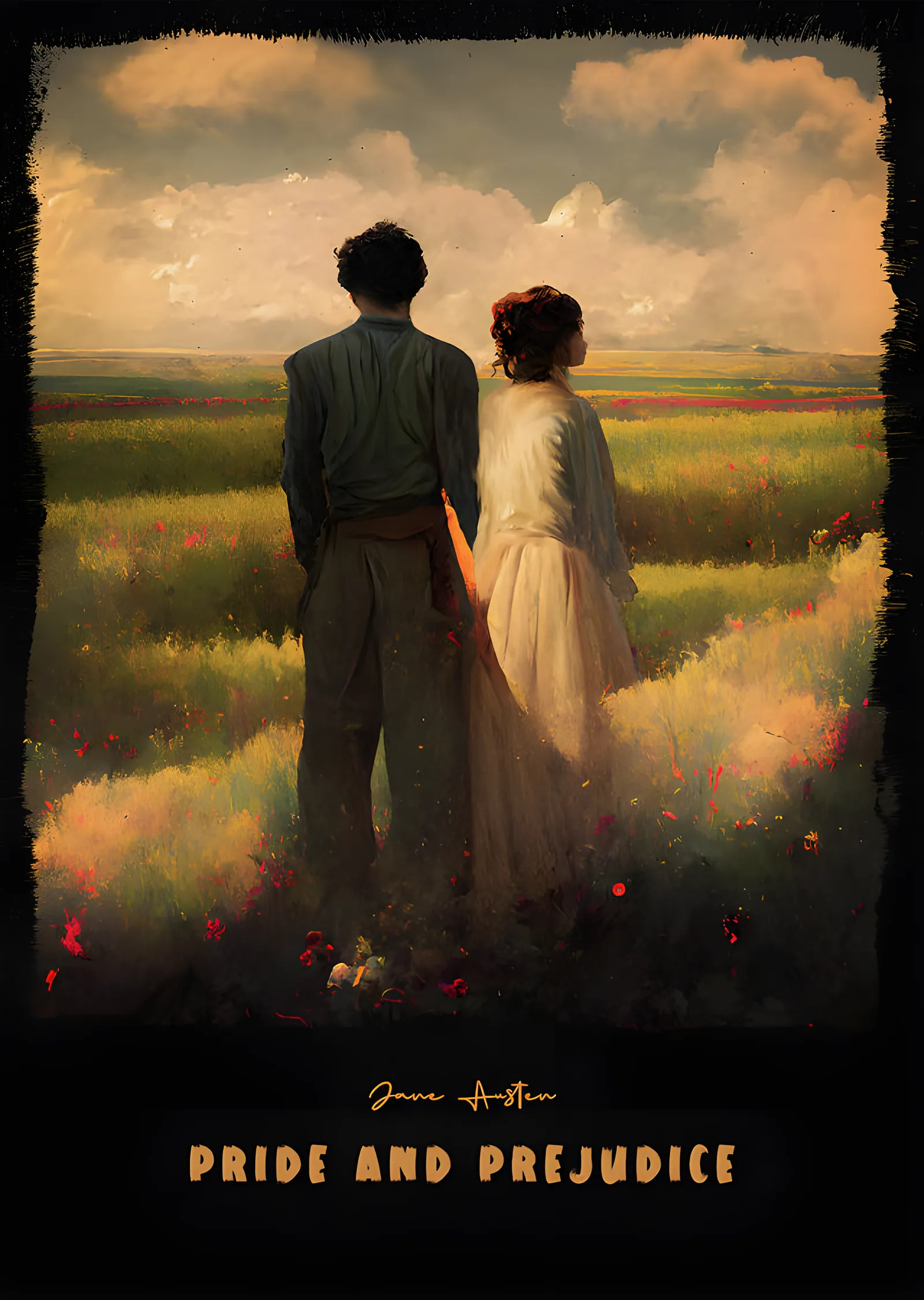 Pride and Prejudice metal tablo