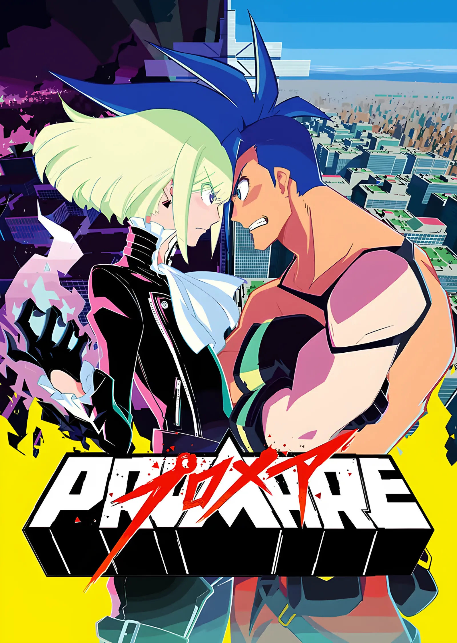 Promare: Alevli İkilinin Karşılaşması metal tablo