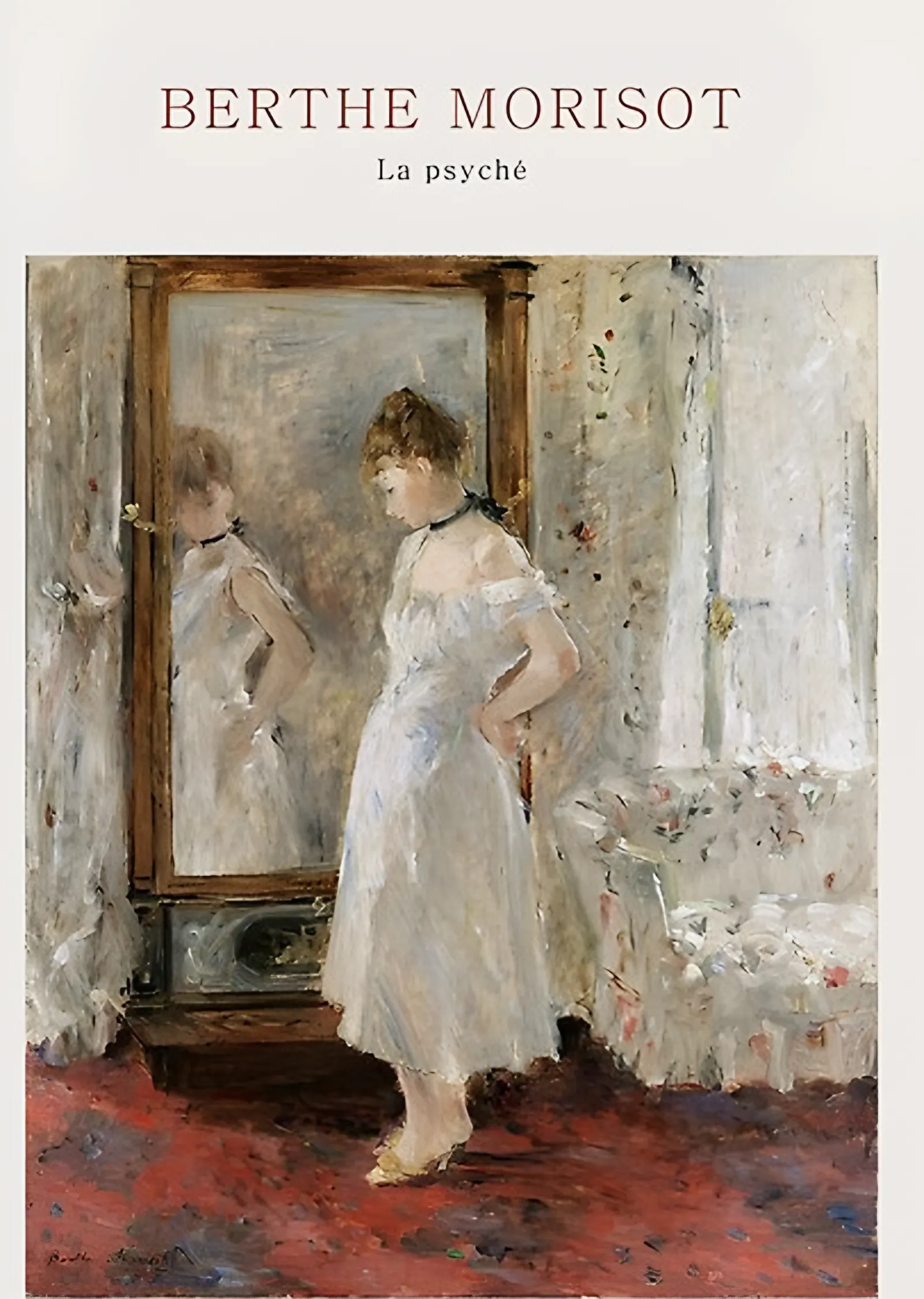 Psişe Aynası - Berthe Morisot metal tablo