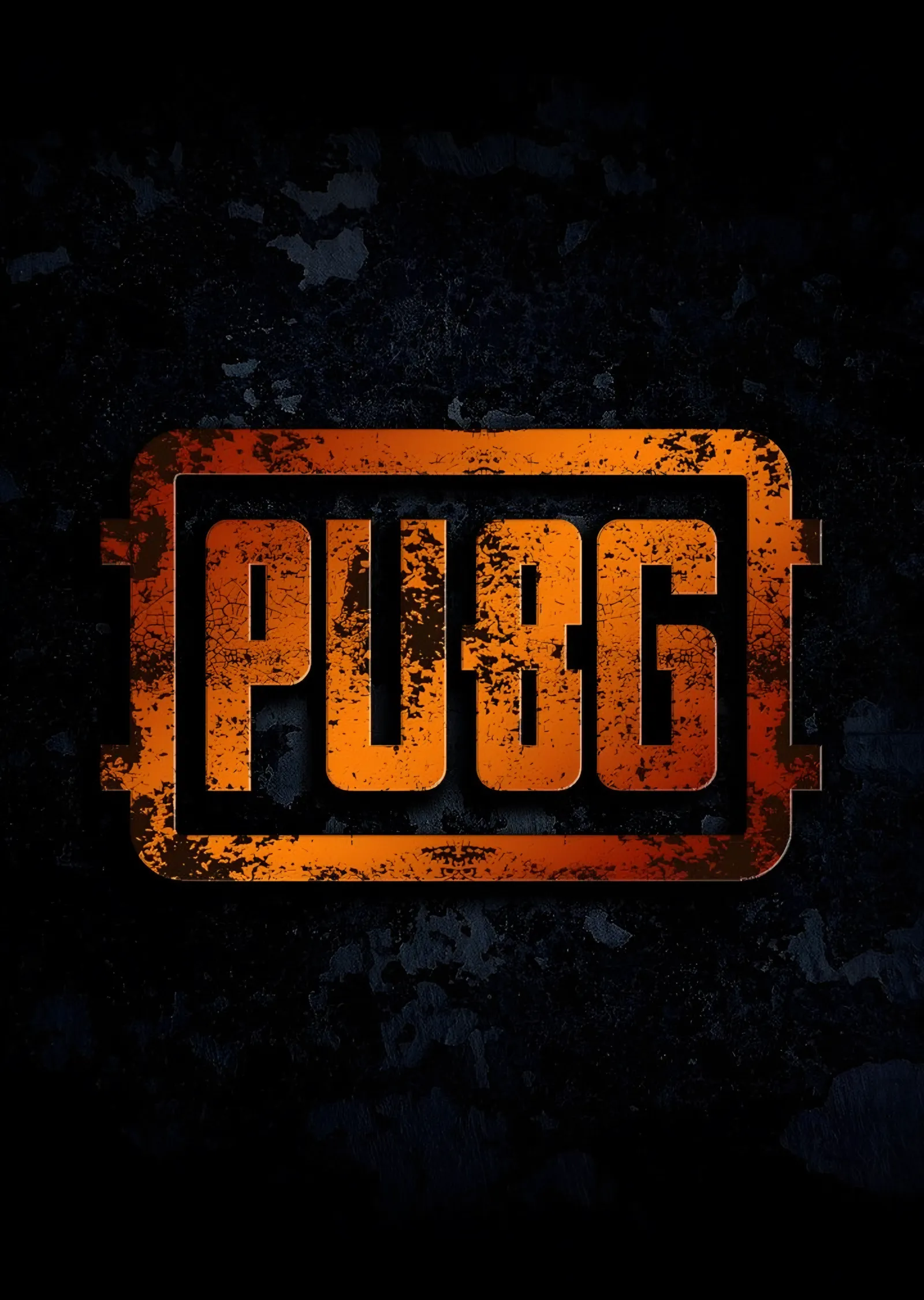 PUBG - Turuncu Logo metal tablo