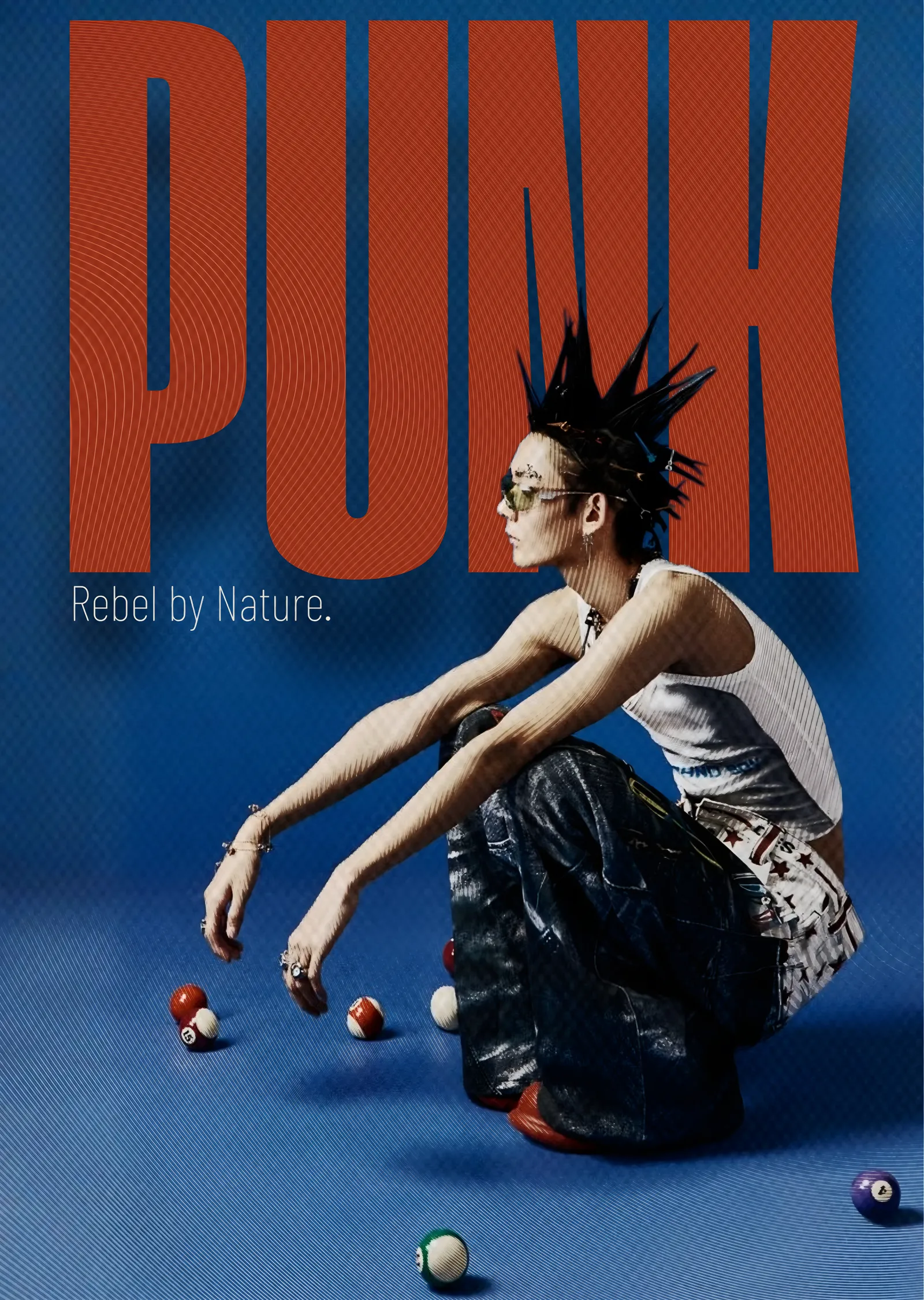 Punk - Rebel by Nature metal tablo