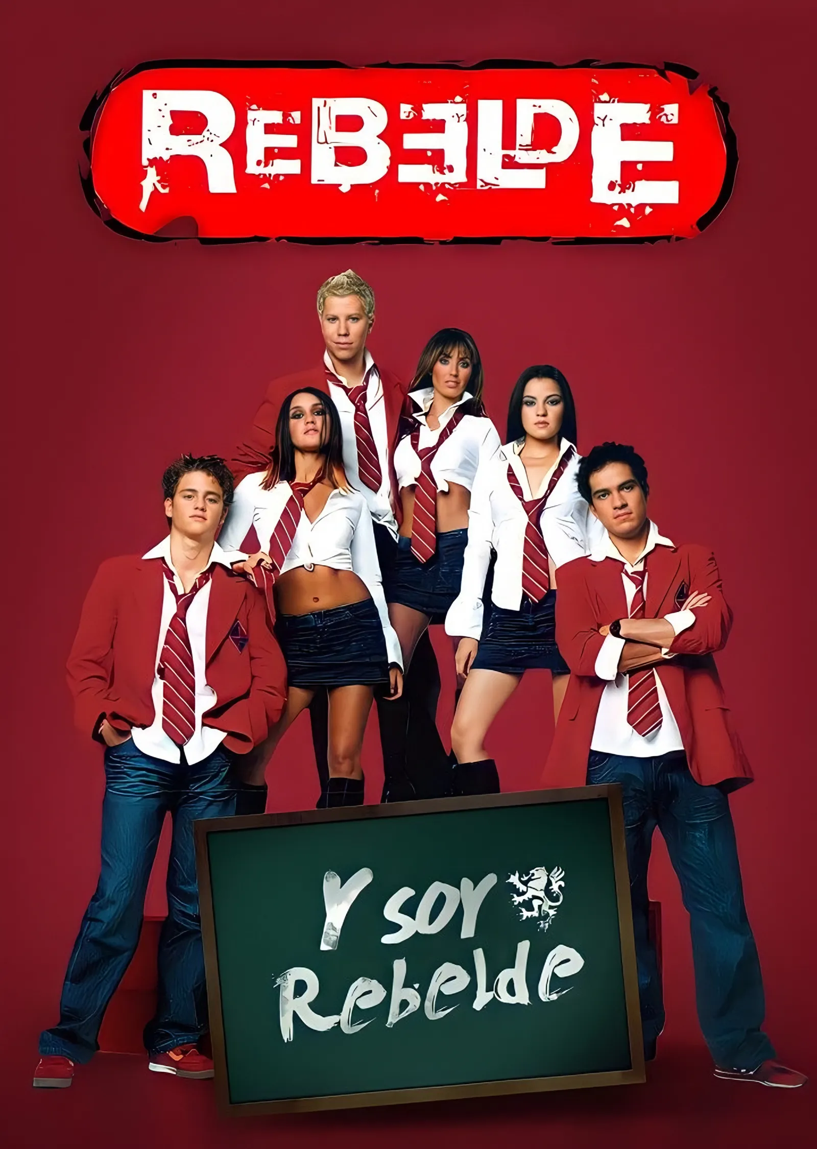 RBD - Rebelde Kırmızı Kapak metal tablo