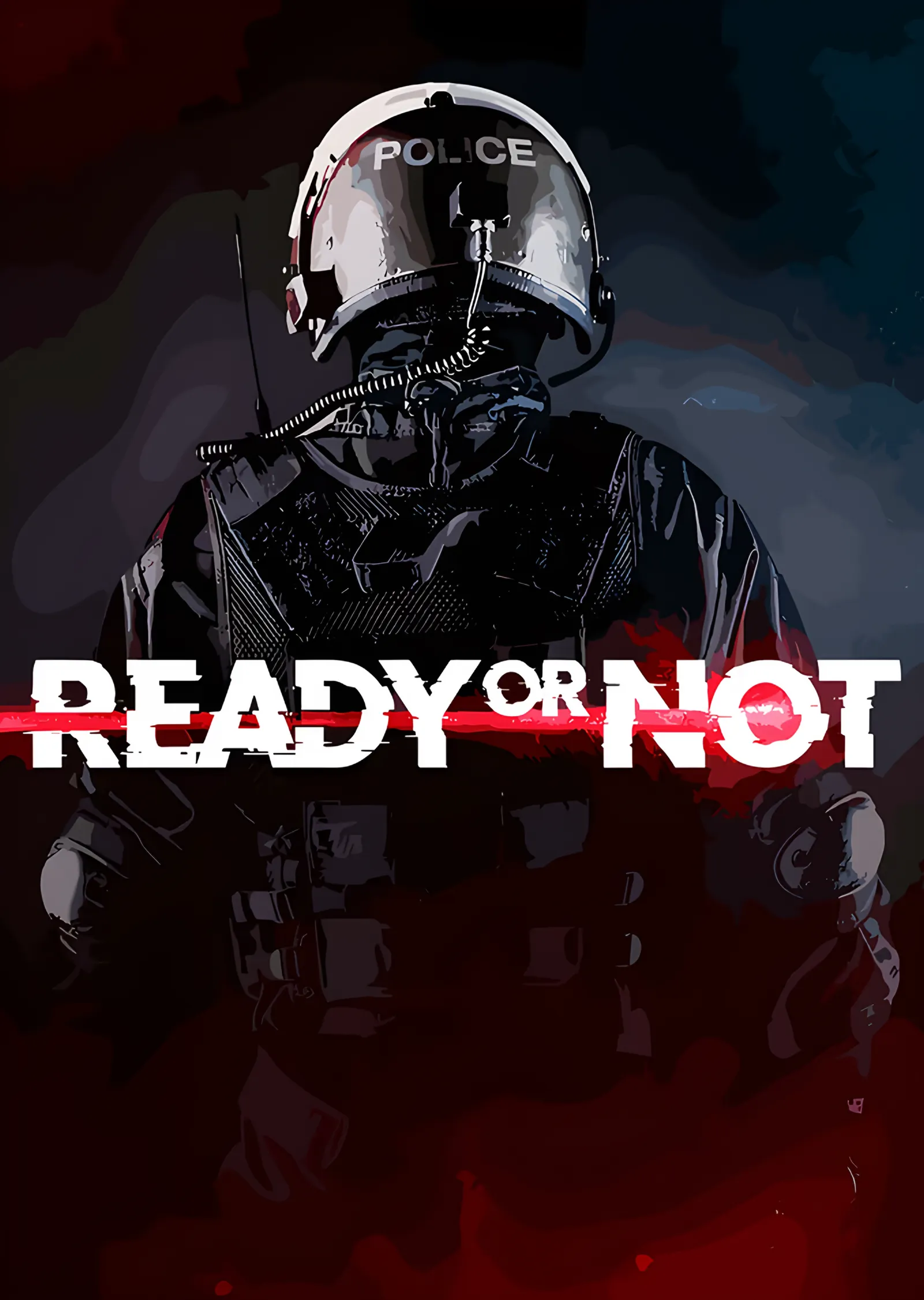 Ready or Not: Miğferli Polis Portresi metal tablo