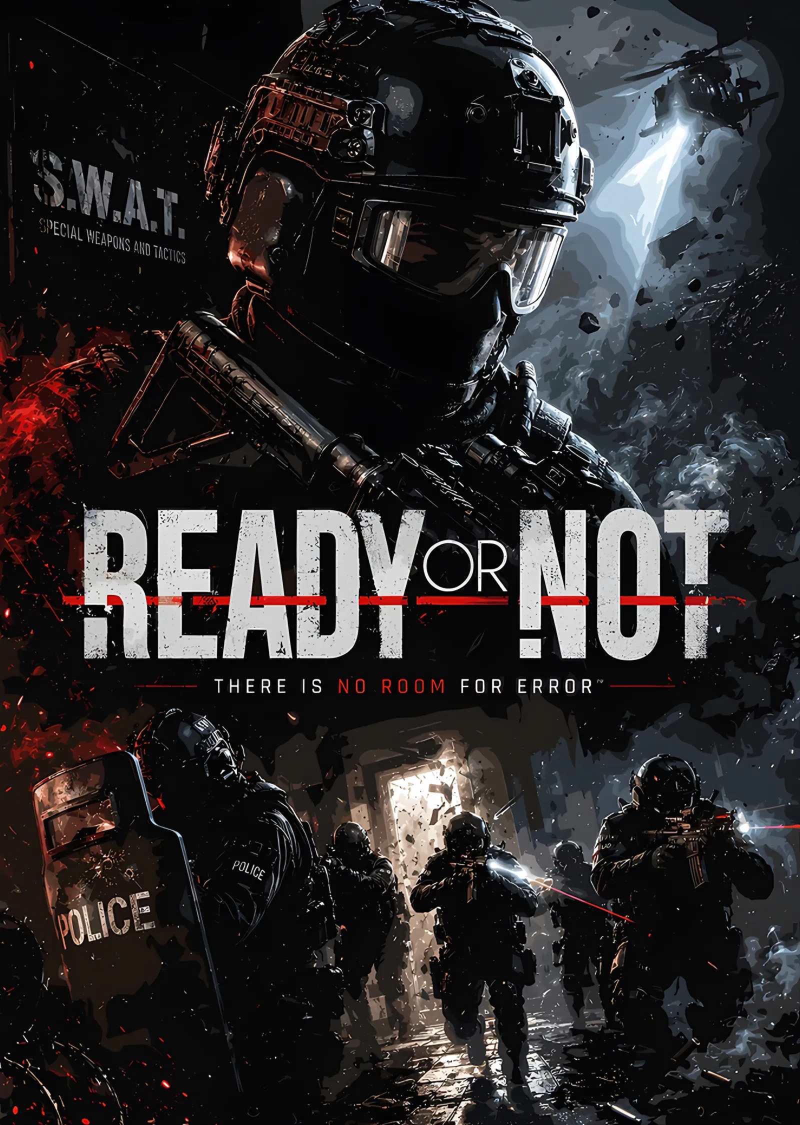 Ready or Not: Yağmurda SWAT Baskını metal tablo