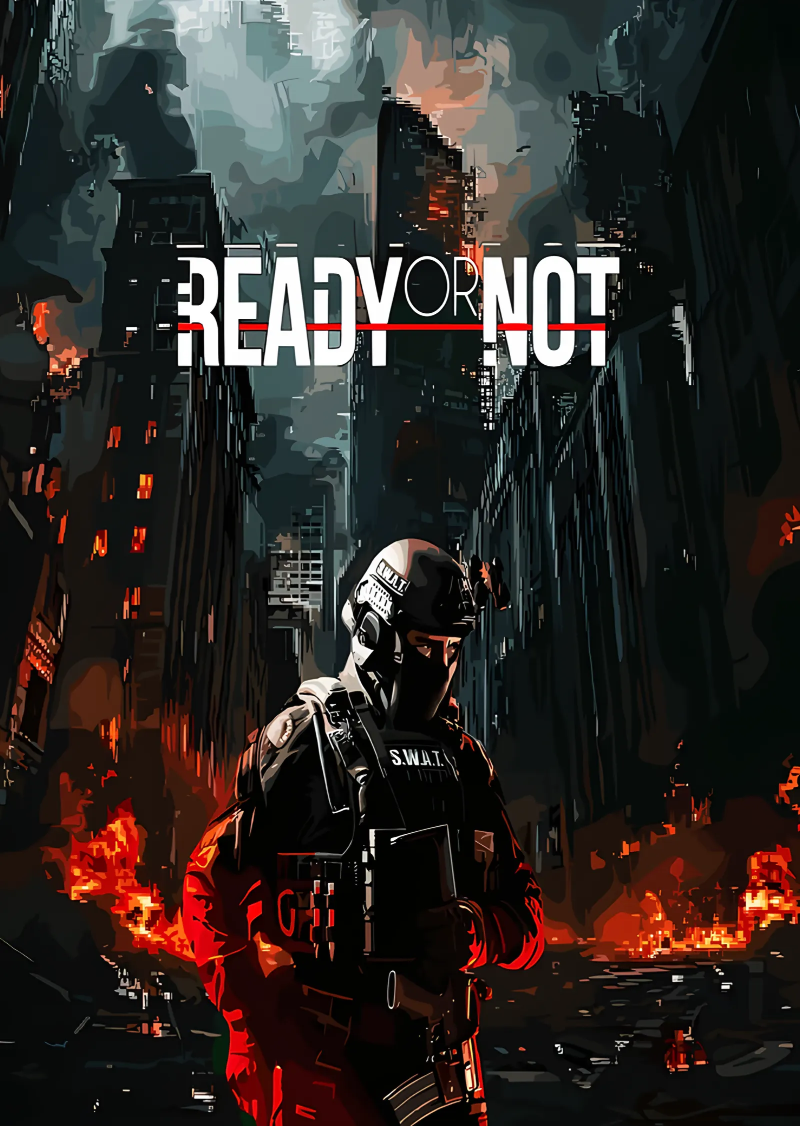Ready or Not: Yanan Şehirde Operatör metal tablo