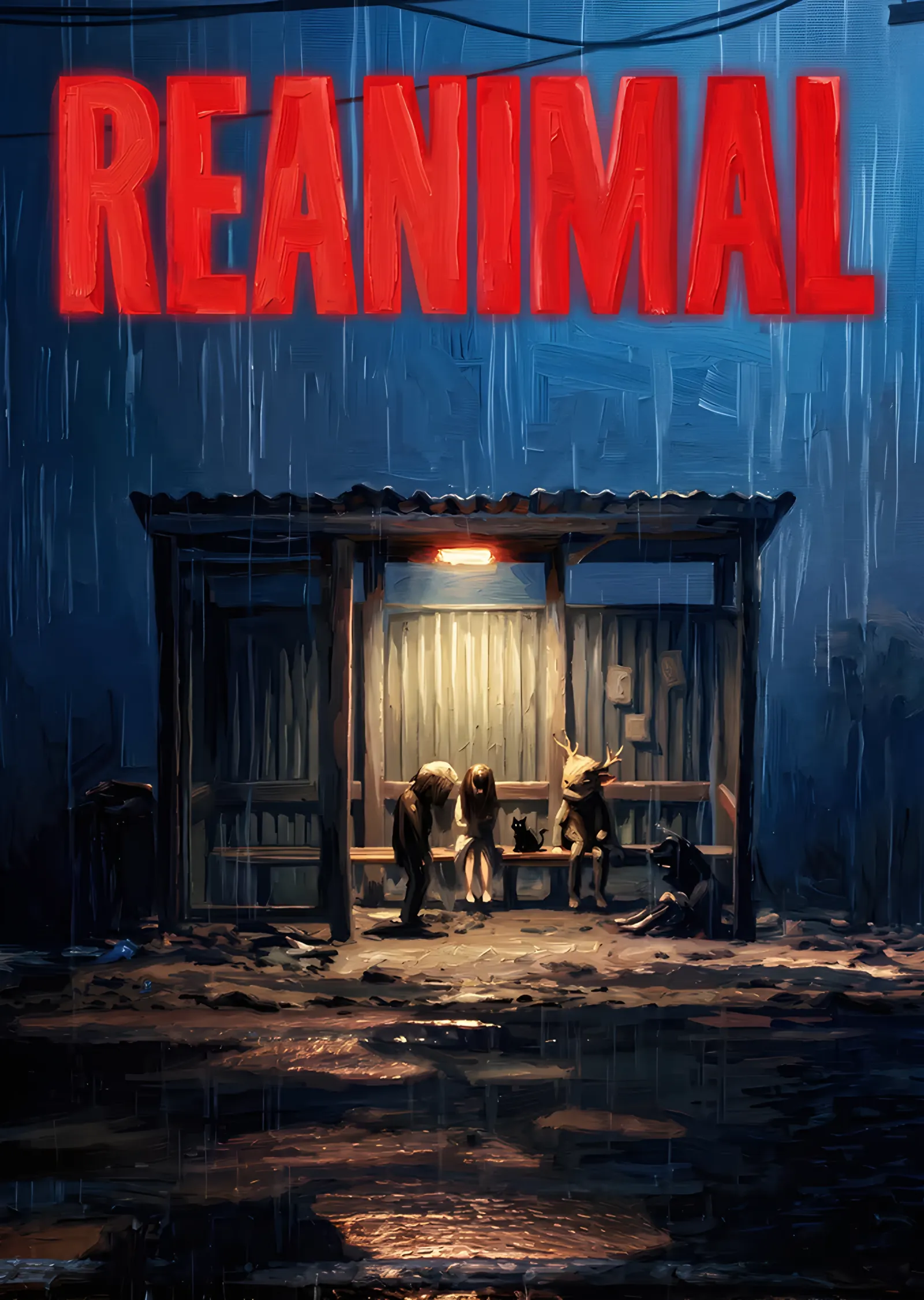 Reanimal: Yağmurlu Kulübede Çocuklar metal tablo