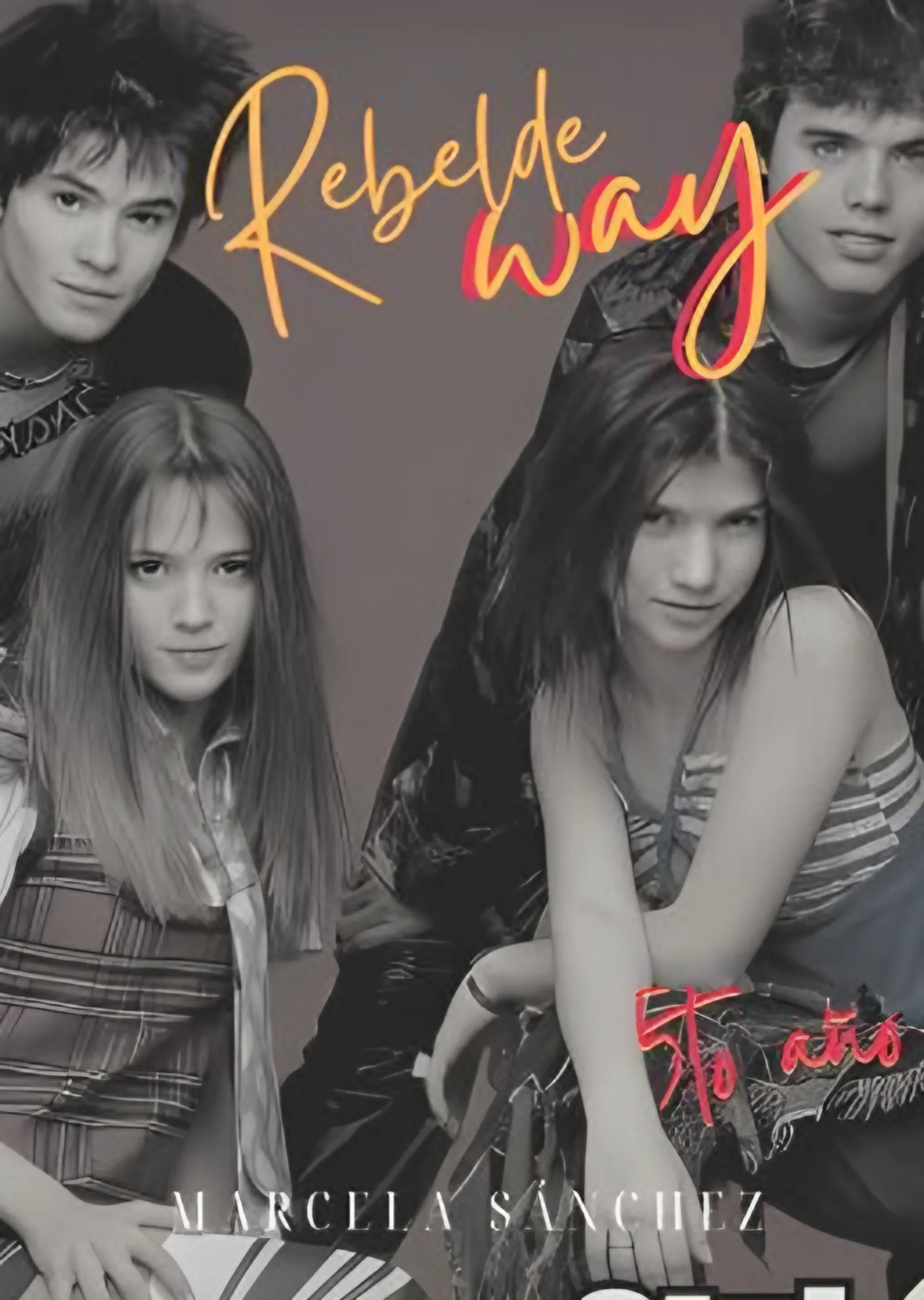 Rebelde Way - Siyah Beyaz Kadro metal tablo