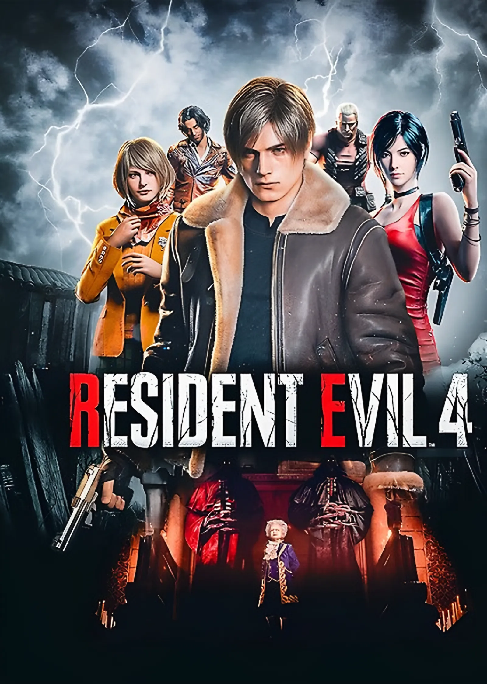 Resident Evil 4 Kadro Afişi metal tablo
