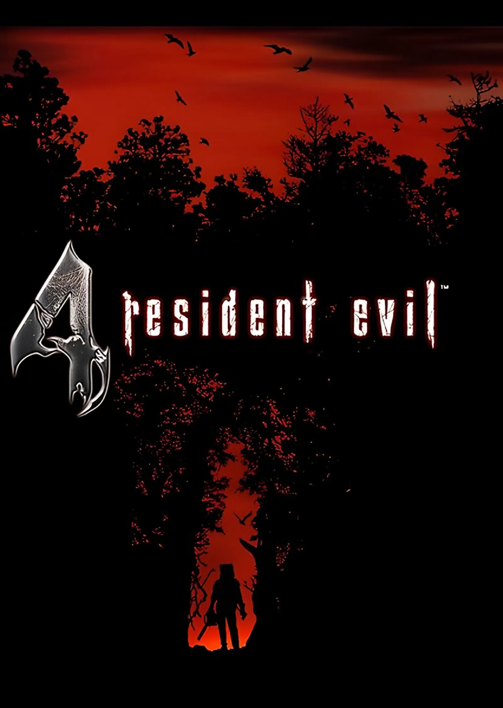 Resident Evil 4 Kızıl Orman metal tablo